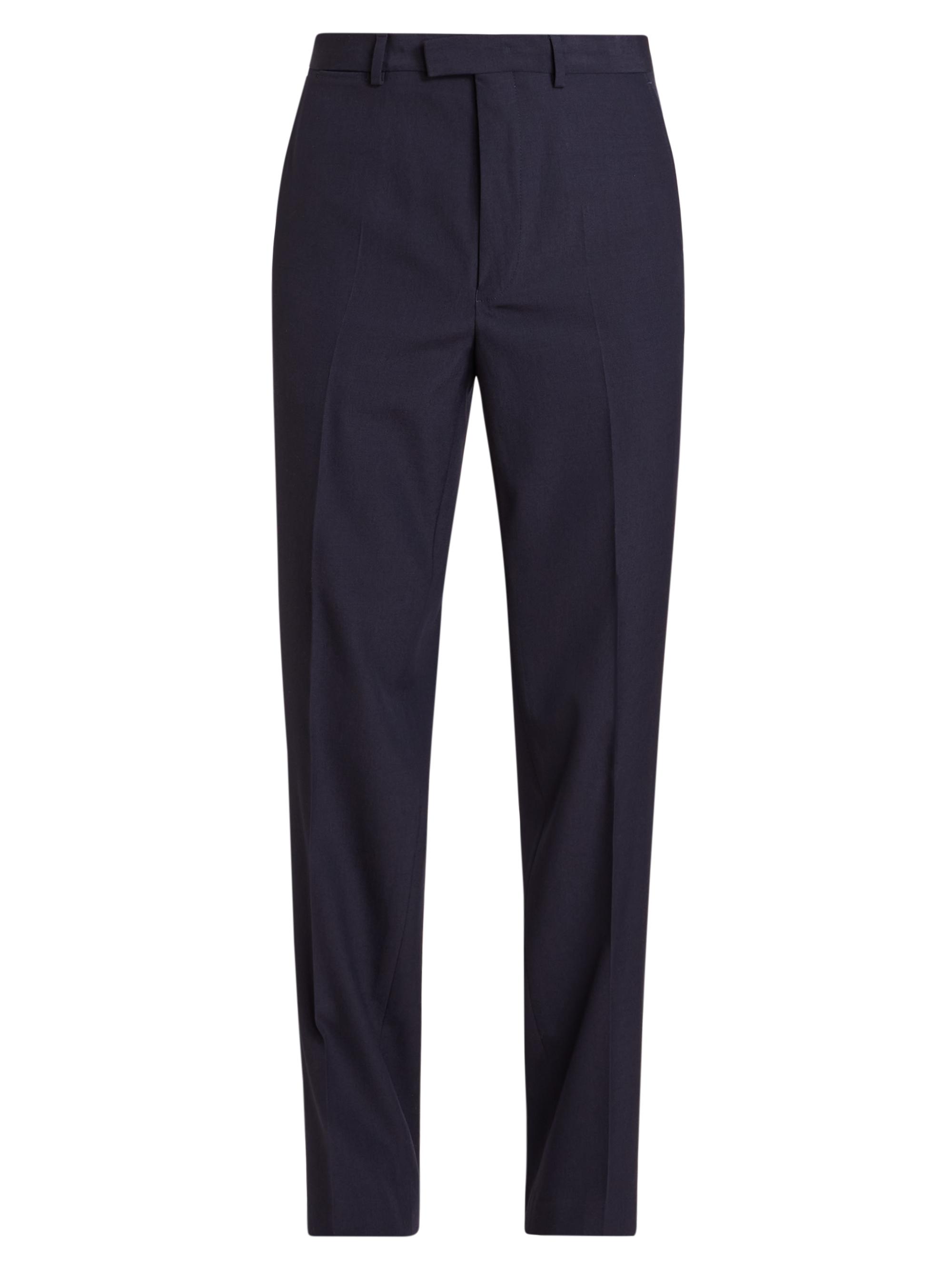Dries Van Noten Men's Percy Wool Pants - Navy