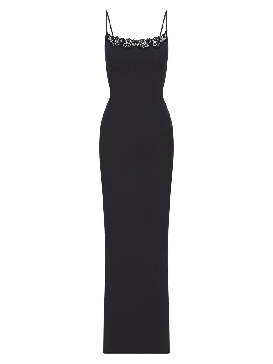 SKIMS Fits Everybody Lace Long Slip Dress | Saks Fifth Avenue