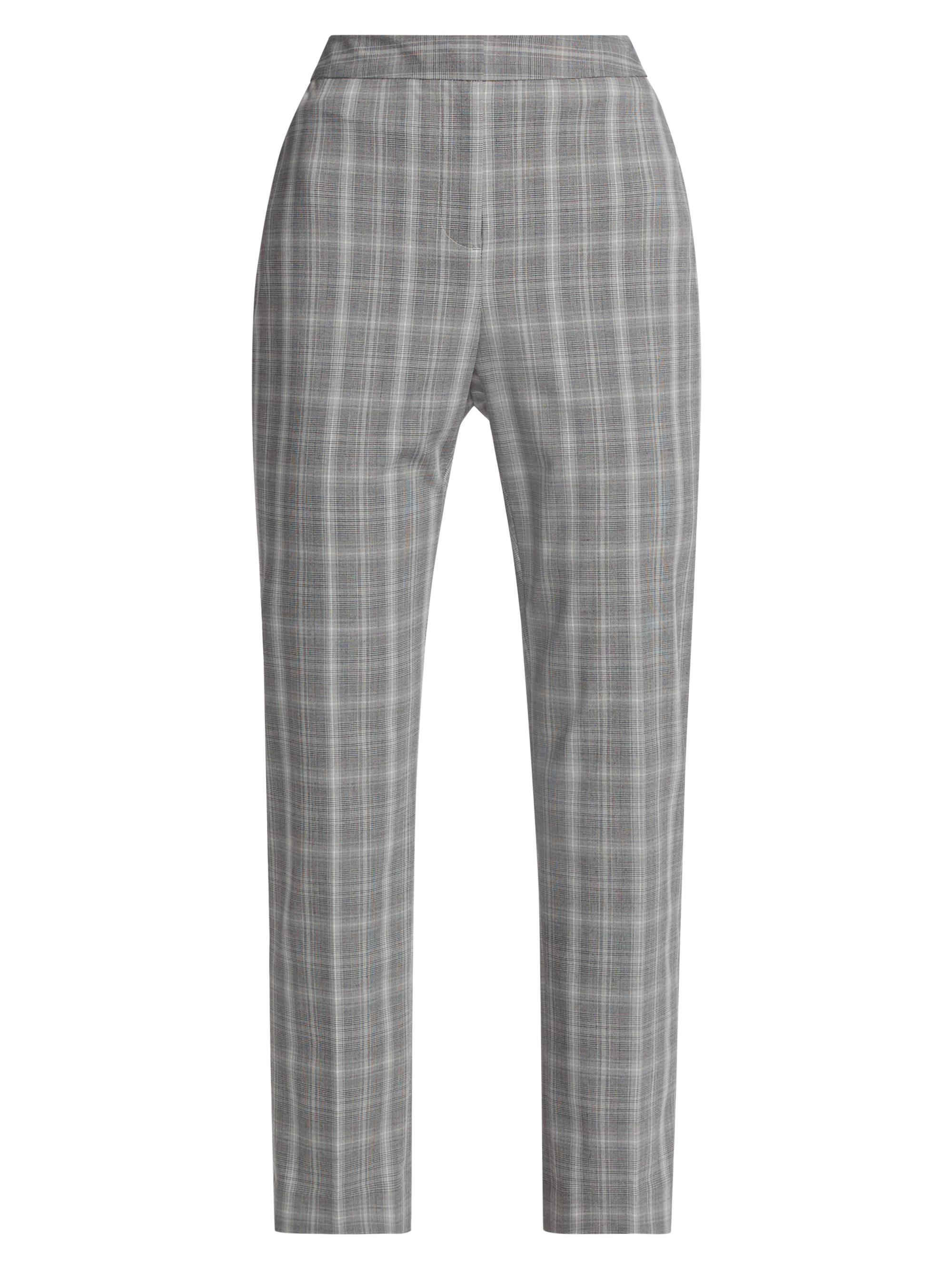 Elie Tahari Women's The Taylor Tapered Plaid Pants - Taylor Plaid