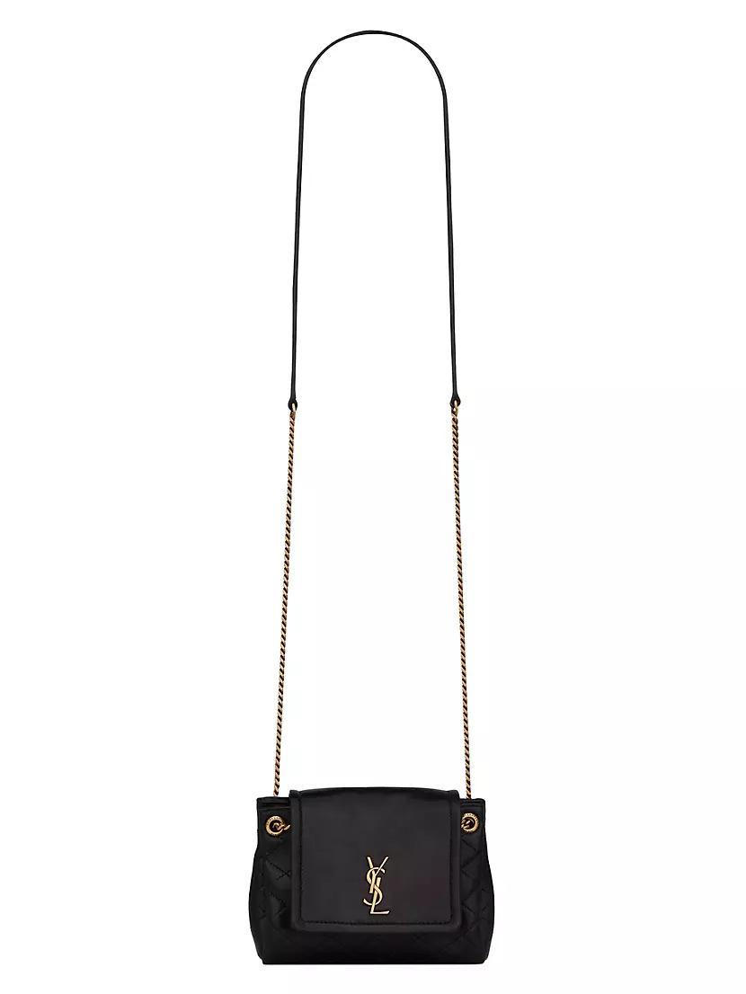 Saint Laurent Mini Nolita Leather Shoulder Bag