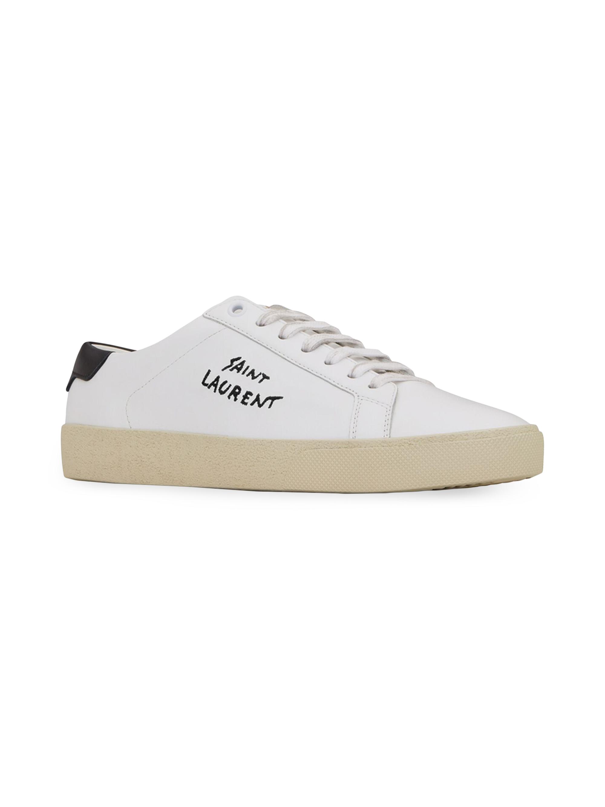 サンローラン SAINT LAURENT Gym leather sneakers | NET-A-PORTER