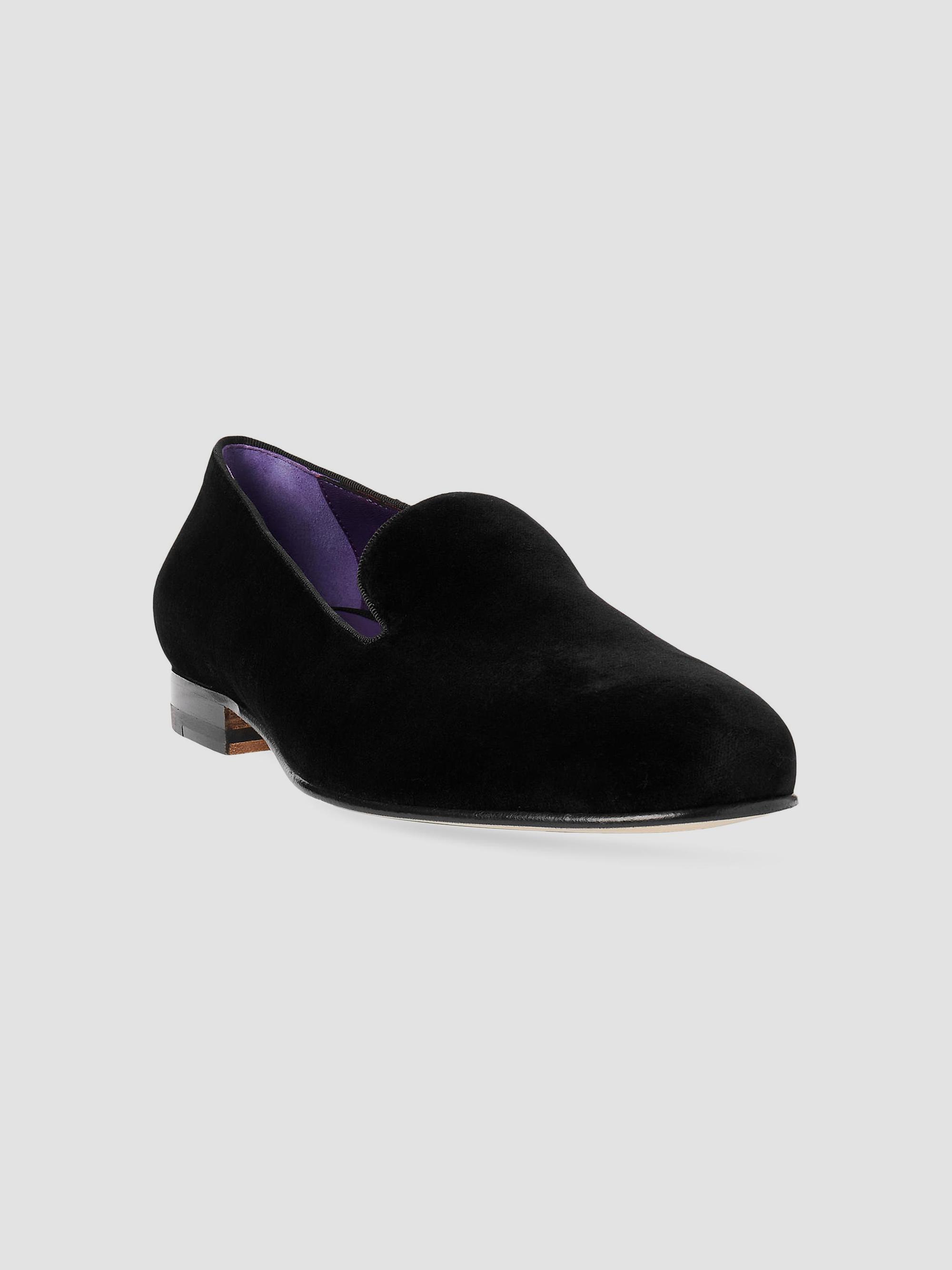 Ralph Lauren Purple Label Alonzo Velvet Loafers | Saks Fifth  display picture 1