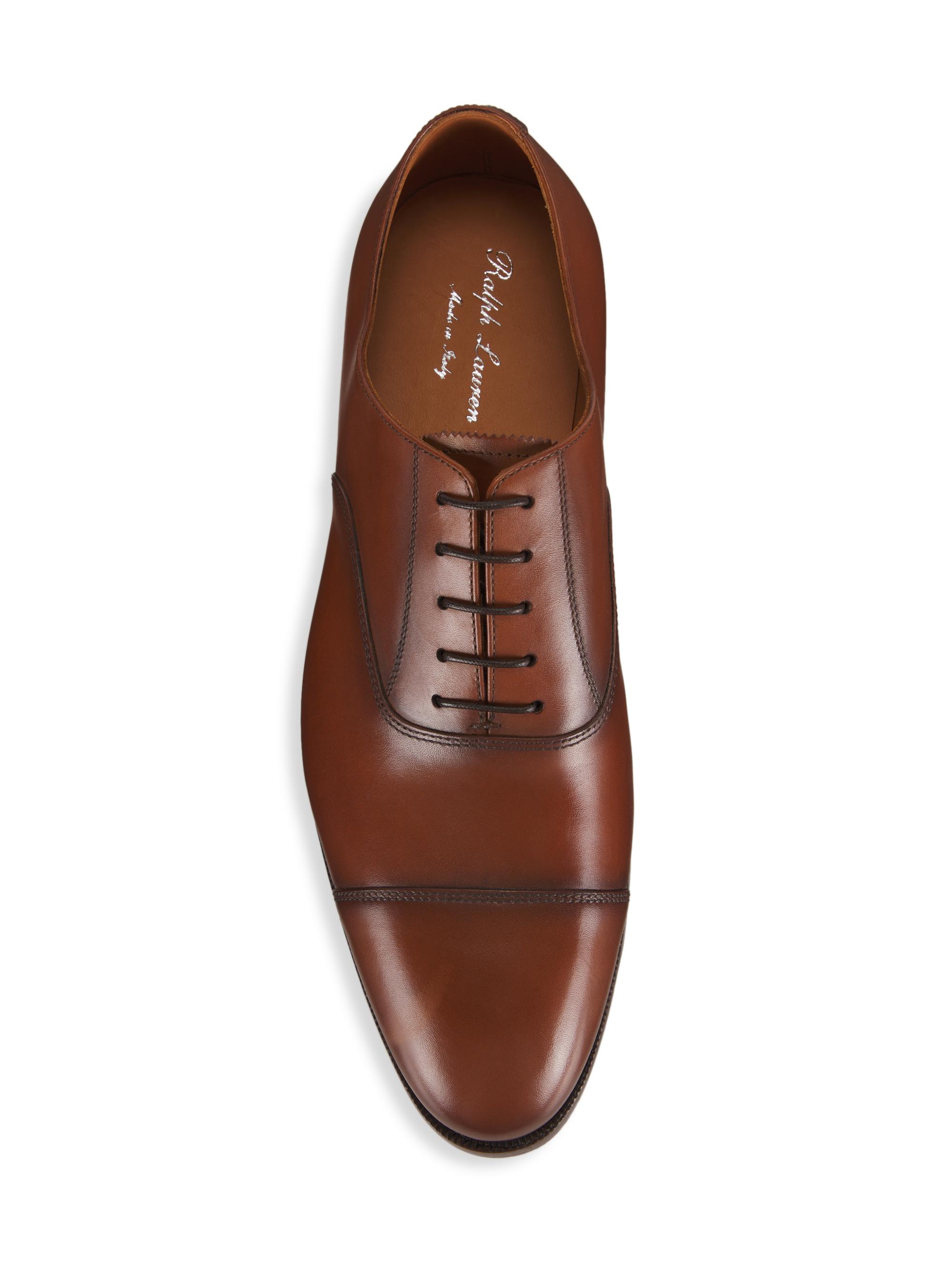 Ralph Lauren Purple Label Daxton Leather Oxfords | Saks  display picture 3