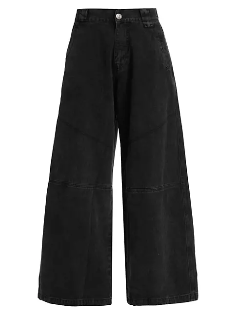 Shop WILLY CHAVARRIA Raver Wide-Leg Jeans | Saks Fifth Avenue