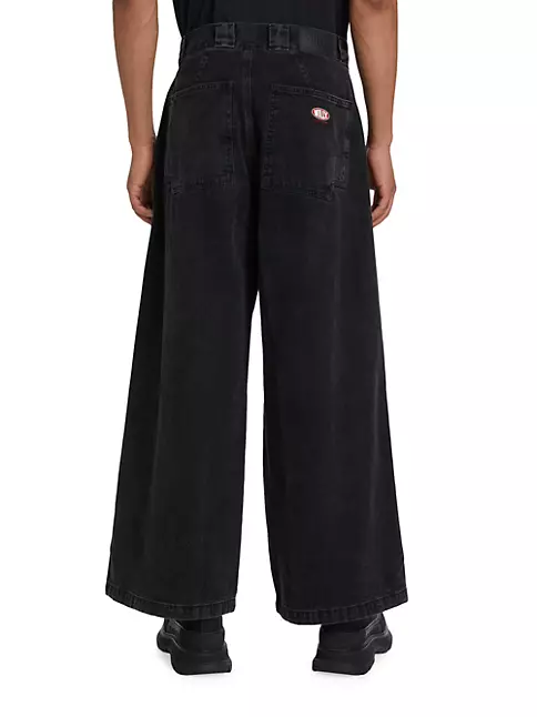 Shop WILLY CHAVARRIA Raver Wide-Leg Jeans | Saks Fifth Avenue