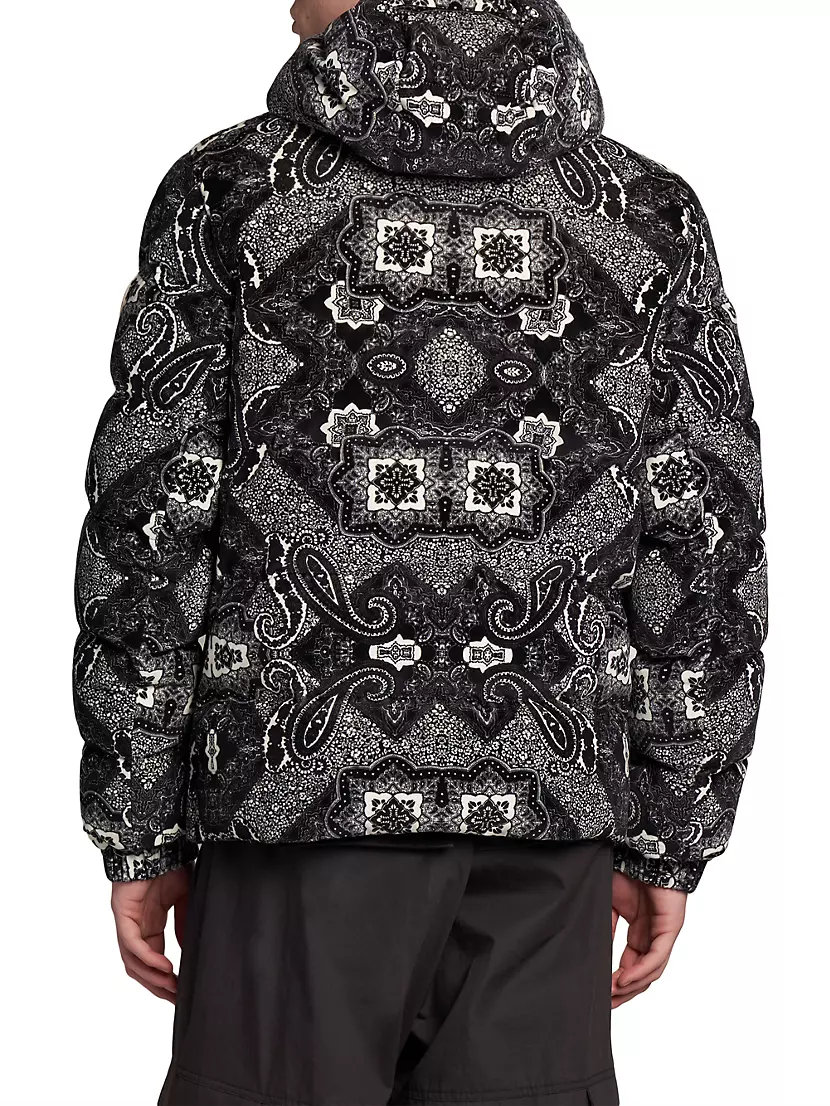 Shop Moncler Gartempe Paisley Jacket | Saks Fifth Avenue
