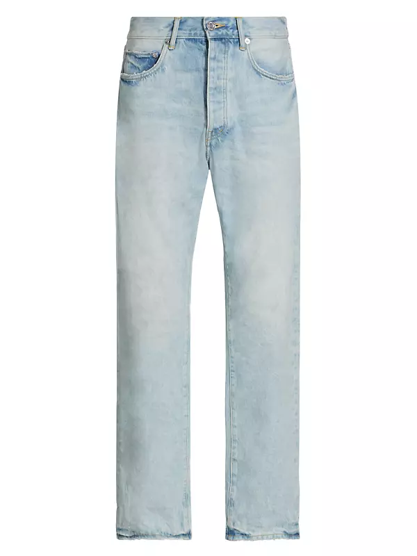Shop Purple Brand P011 Sun Faded Icy Relaxed-Fit Jeans