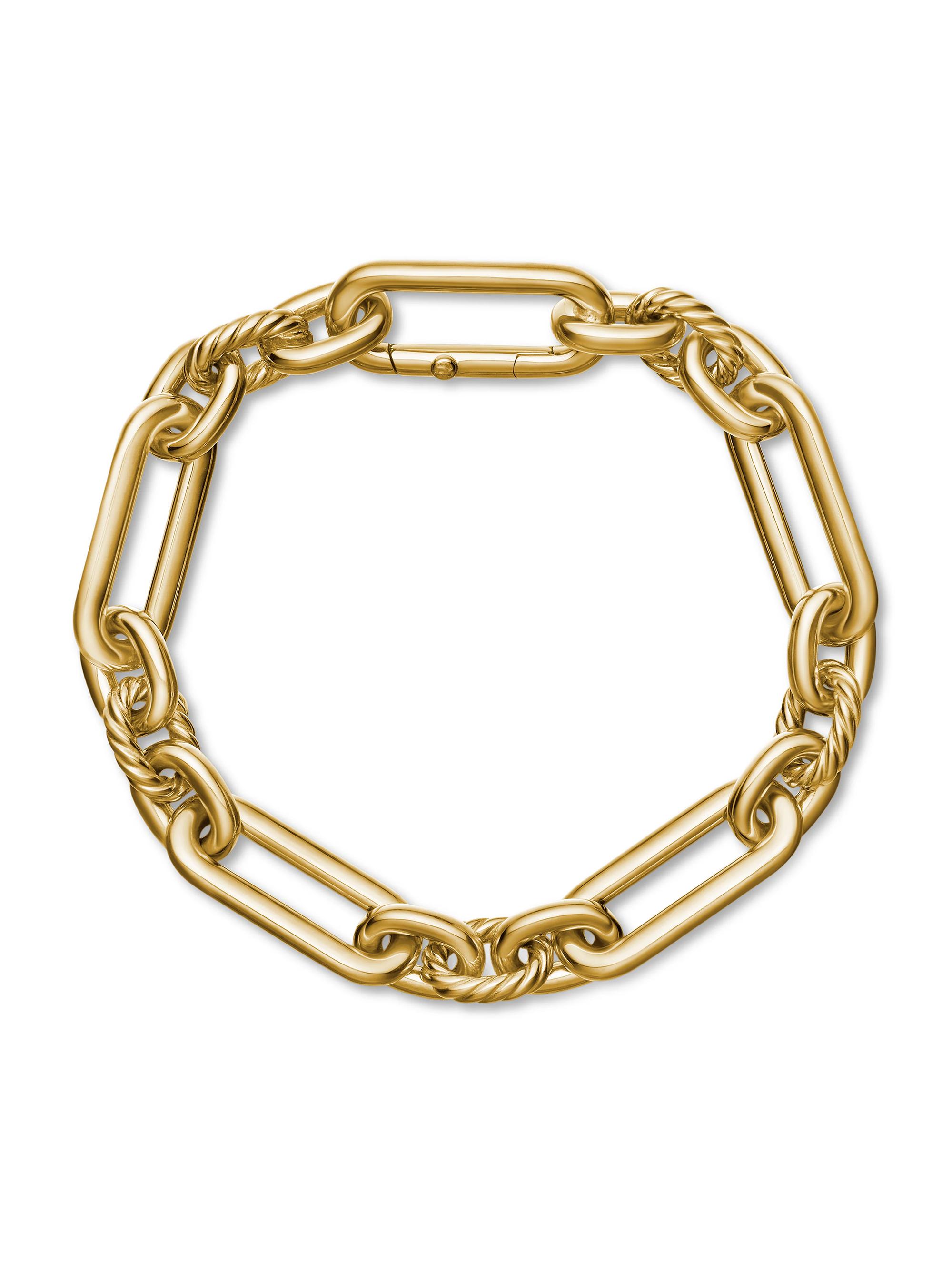 David Yurman Women's Lexington Chain Bracelet in 18K Yellow Gold, 9.8mm - Gold