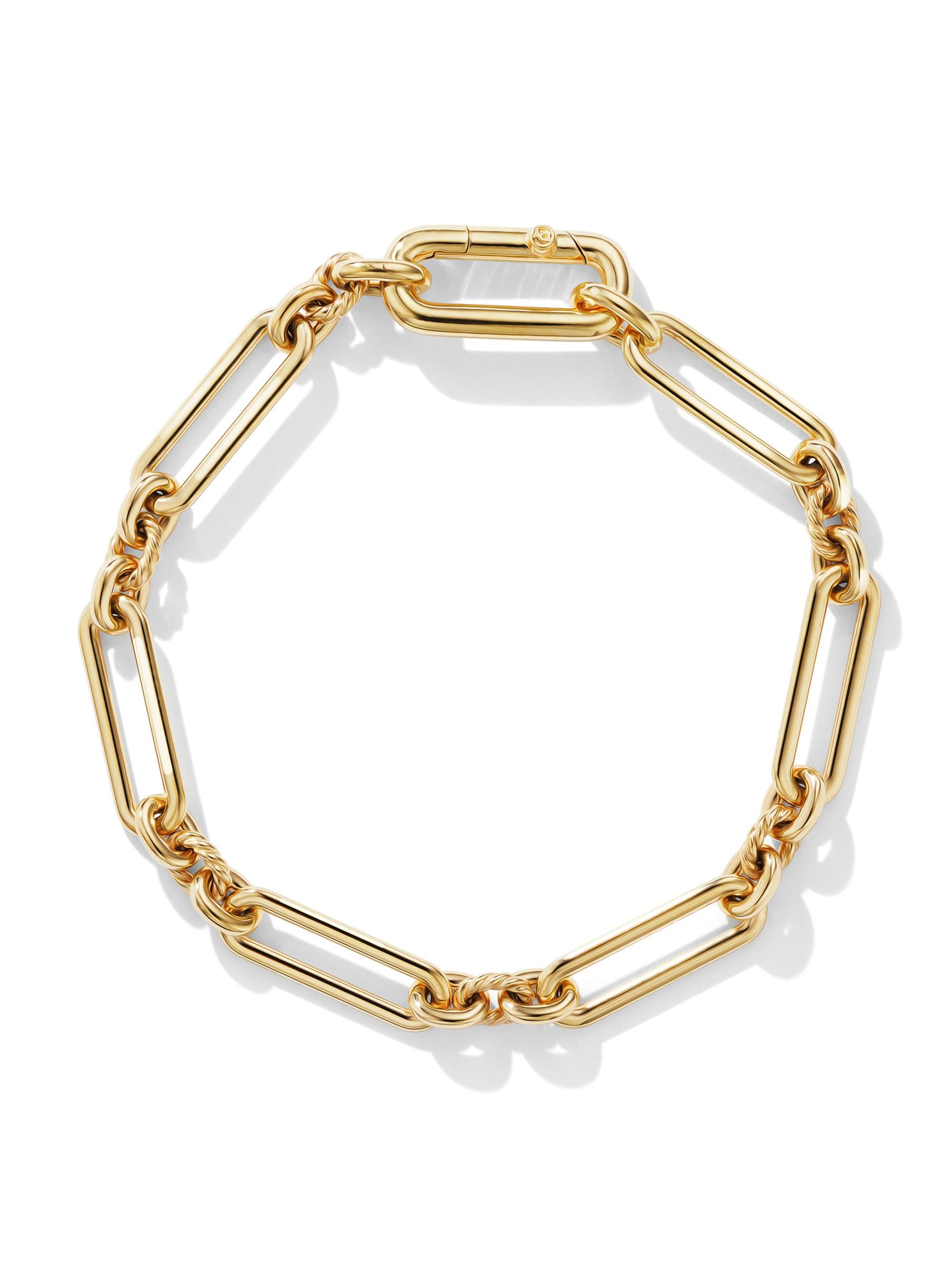 David Yurman Women's Lexington Chain Bracelet In 18K Yellow Gold, 6.5mm - Gold