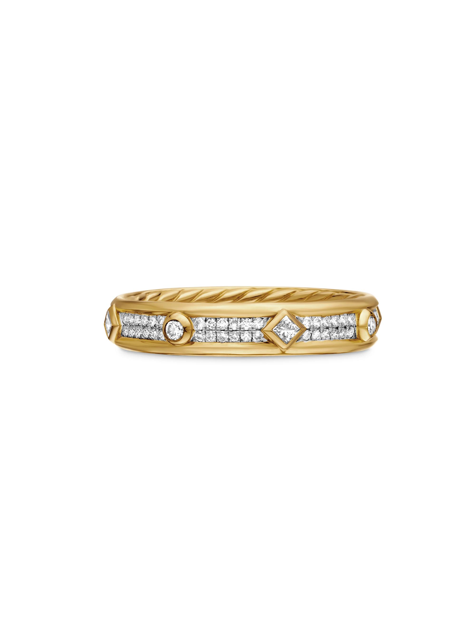 David Yurman Women's Modern Renaissance Band Ring in 1K Yellow Gold