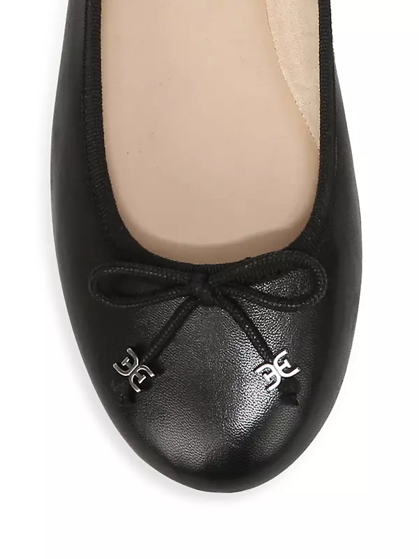 Felicia Luxe Leather Ballet Flats