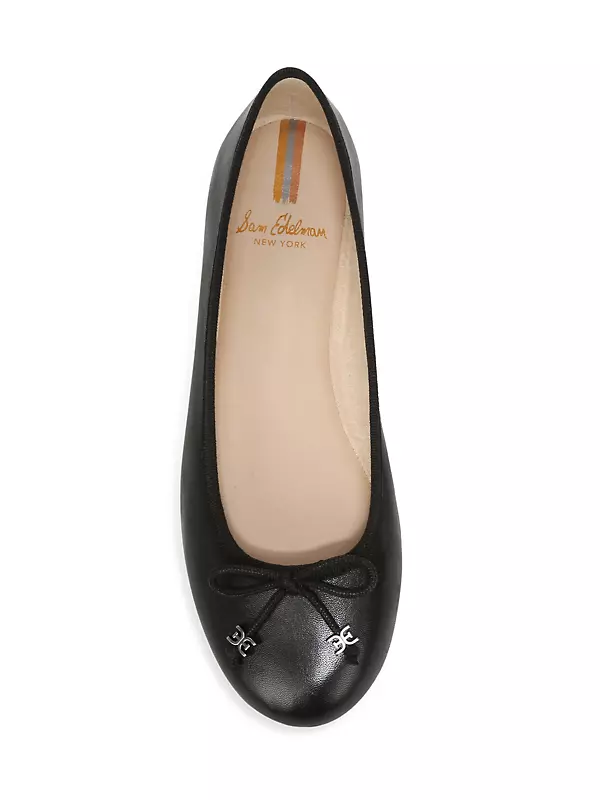 Felicia Luxe Leather Ballet Flats