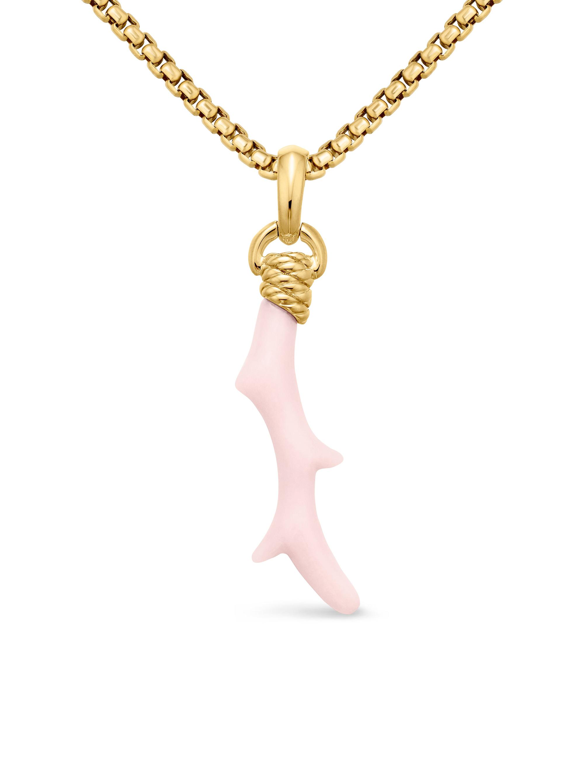 David Yurman Women's Coral Amulet - Pink Opal