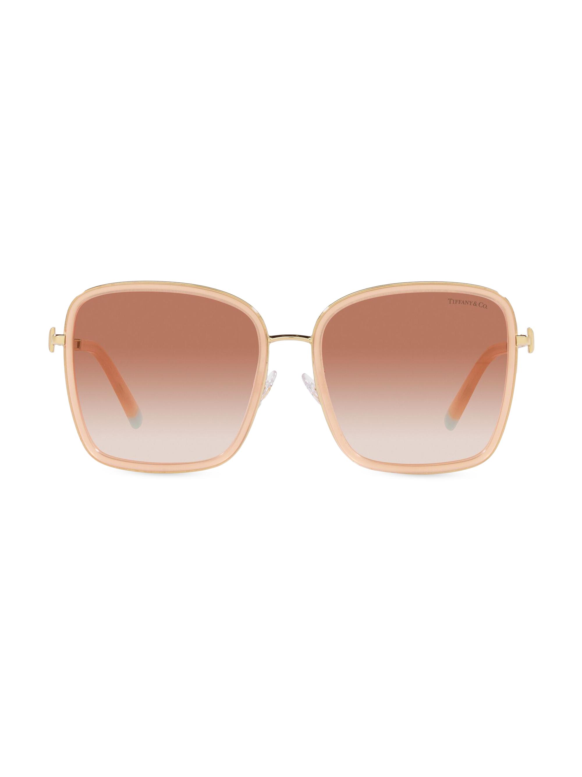 Tiffany & Co. Women's  59MM Square Sunglasses - Opal Beige