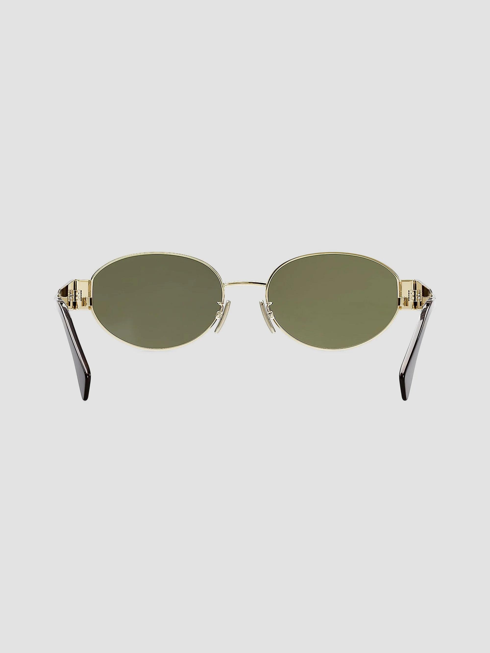 Celine Triomphe 54MM Oval Sunglasses with gold accent New with tags never worn CELINE Triomphe 54MM Oval Sunglasses | Saks Fifth Avenue main image 3