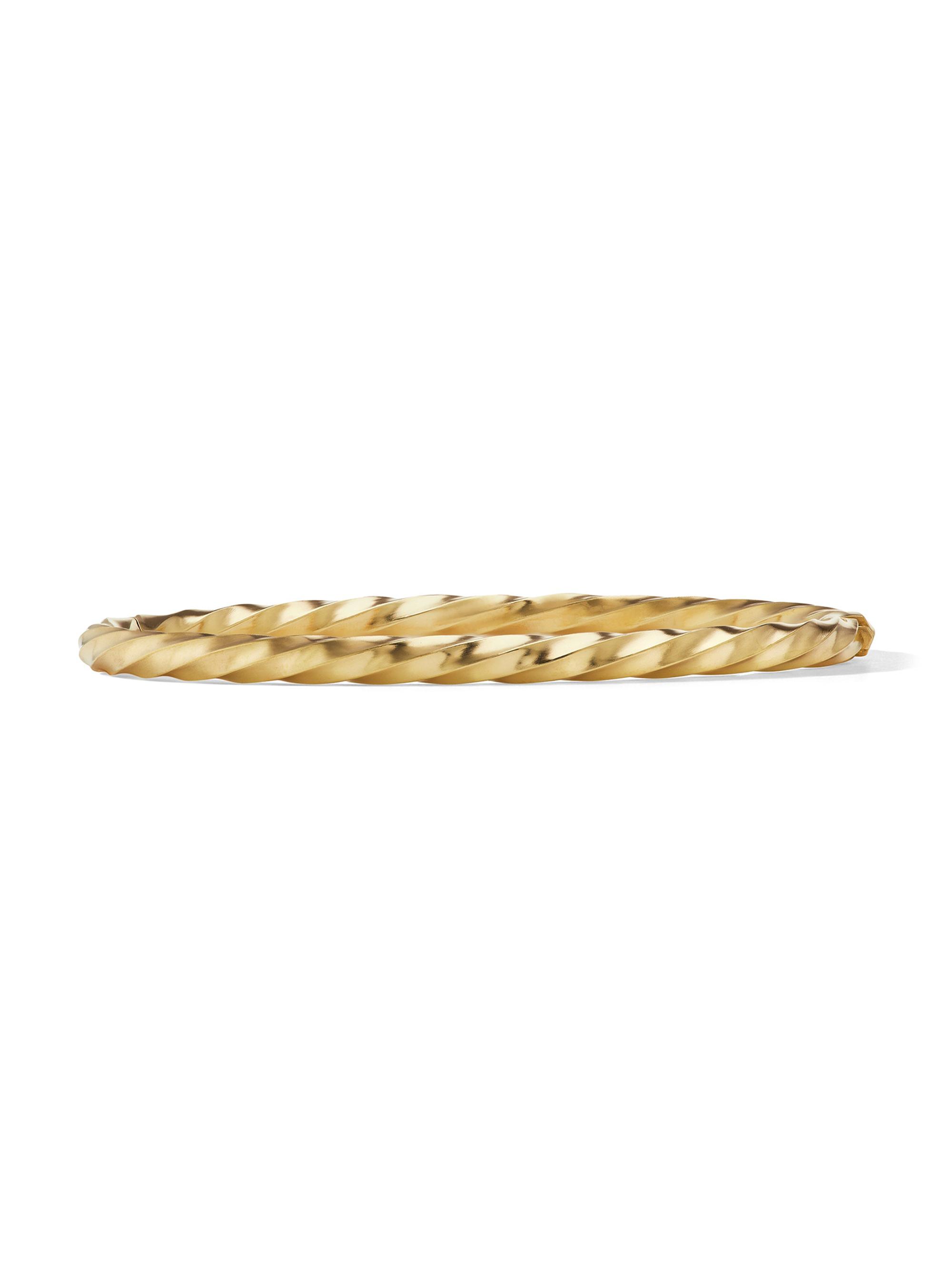 David Yurman Women's Cable Edge Bracelet In 18K Yellow Gold