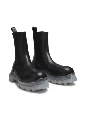 Shop Rick Owens Bozo Tractor Leather Boots | Saks Fifth Avenue