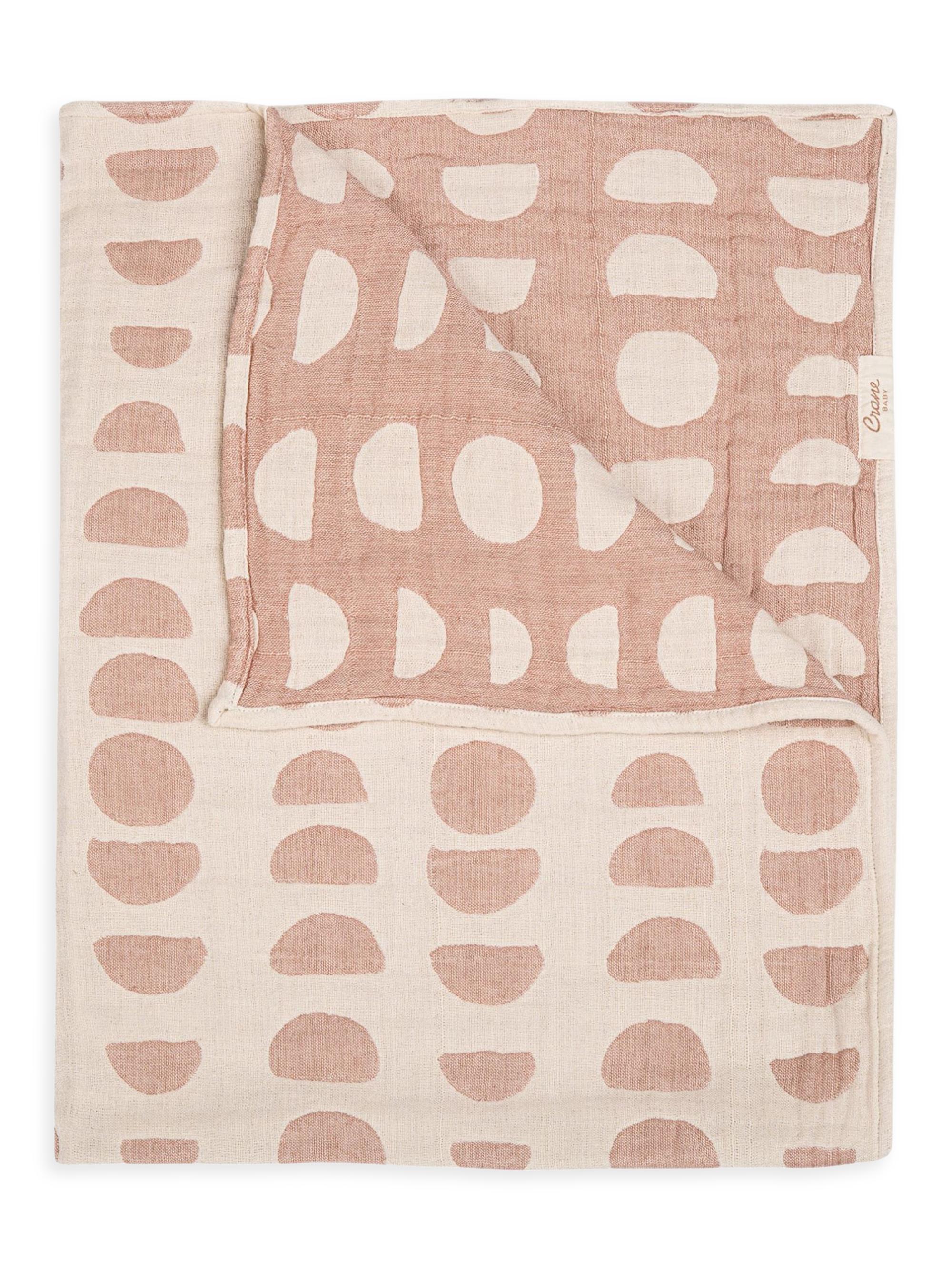 Crane Baby Kendi Muslin Swaddle Blanket - Beige
