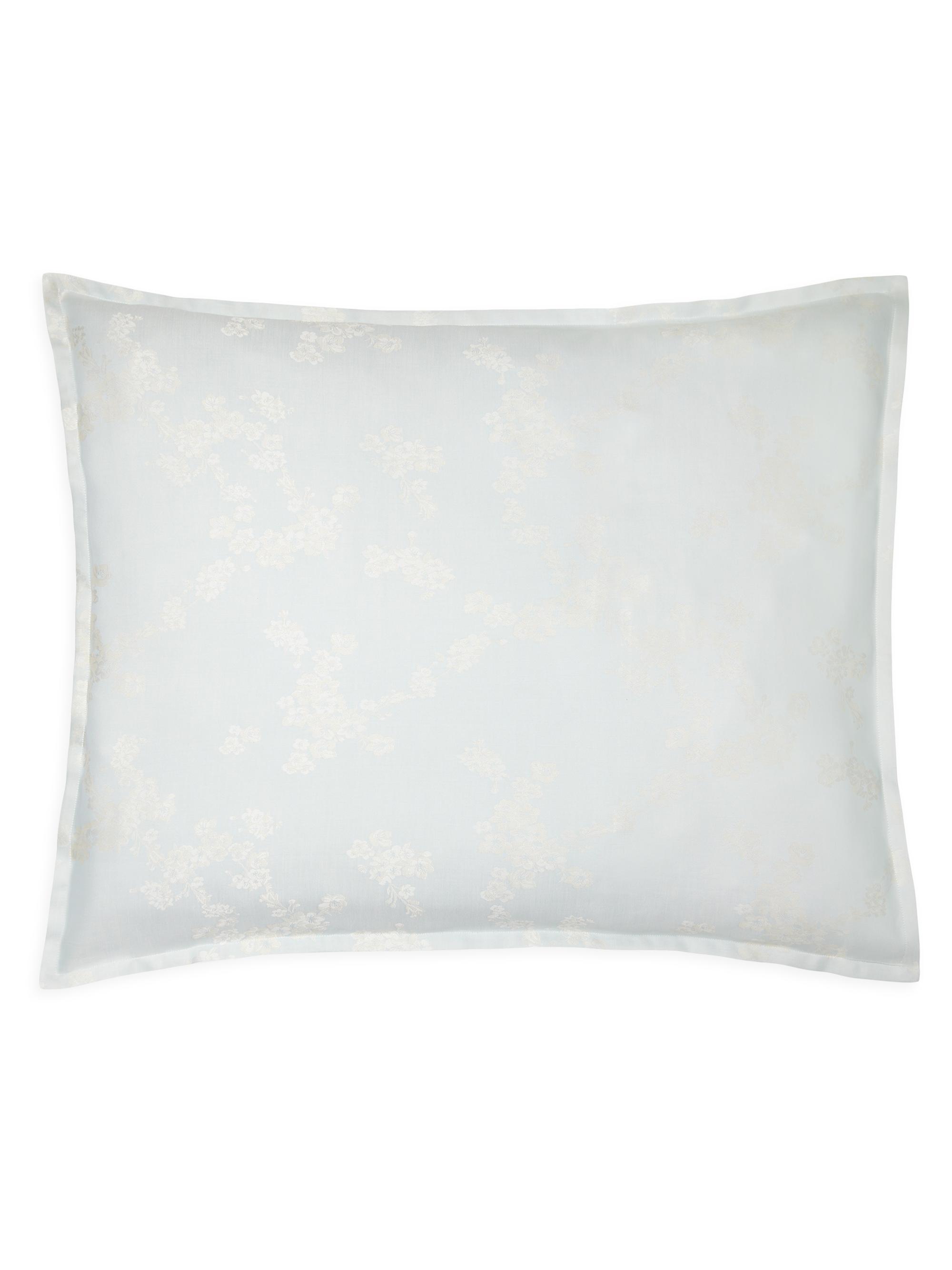 Sferra Salara Floral Sham - Aquamarine European