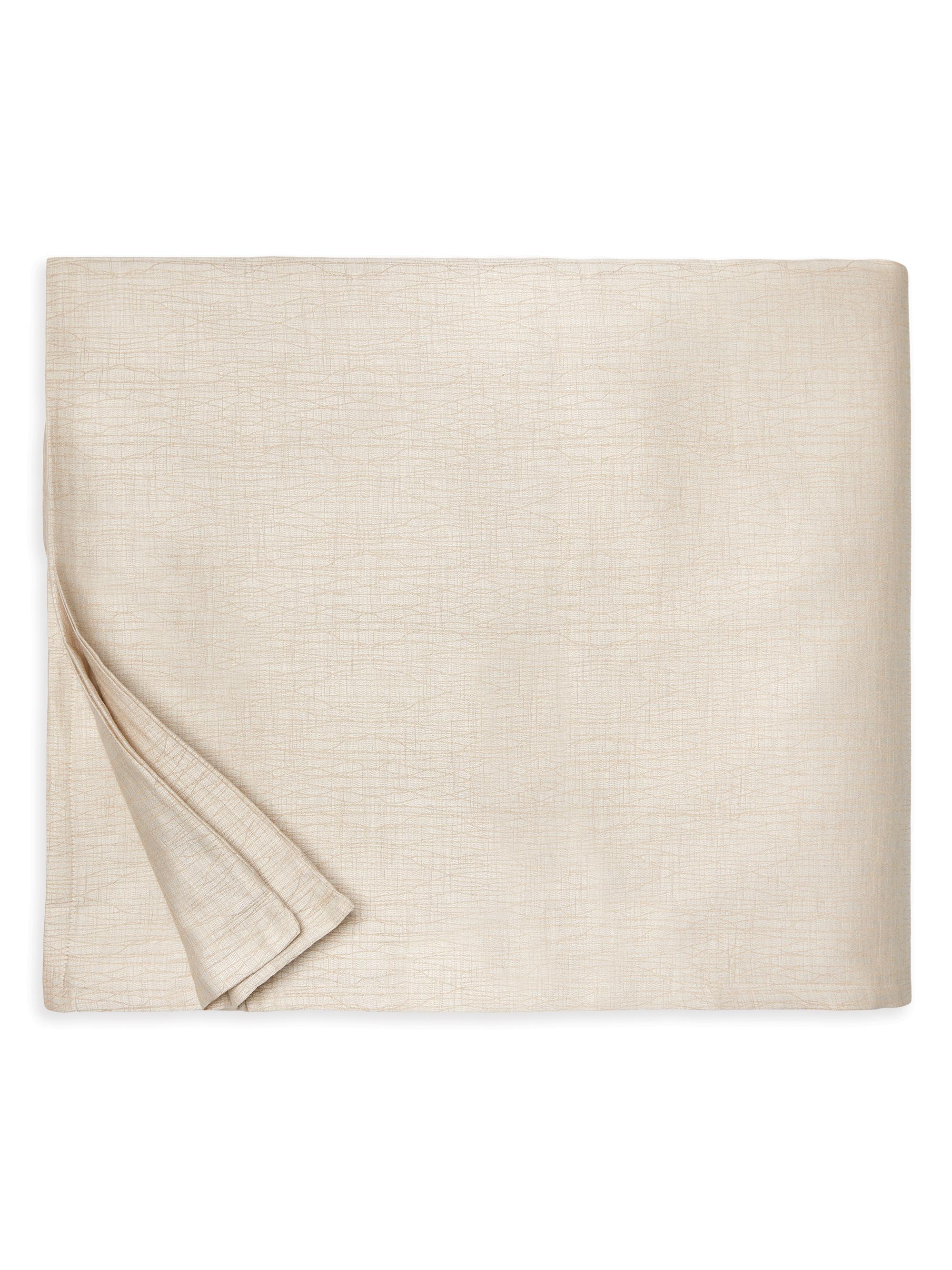 Sferra Dresano Cotton Duvet Cover - Oat Queen