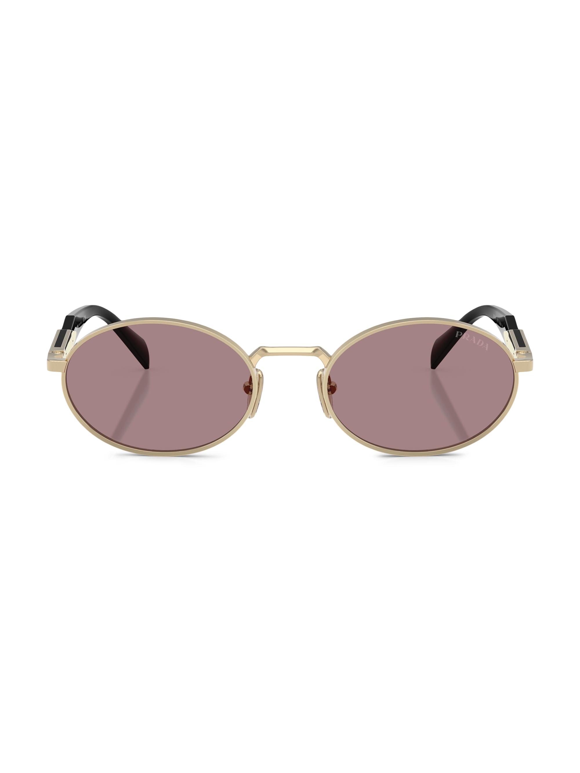Prada 55MM Oval Sunglasses | Saks Fifth Avenue
