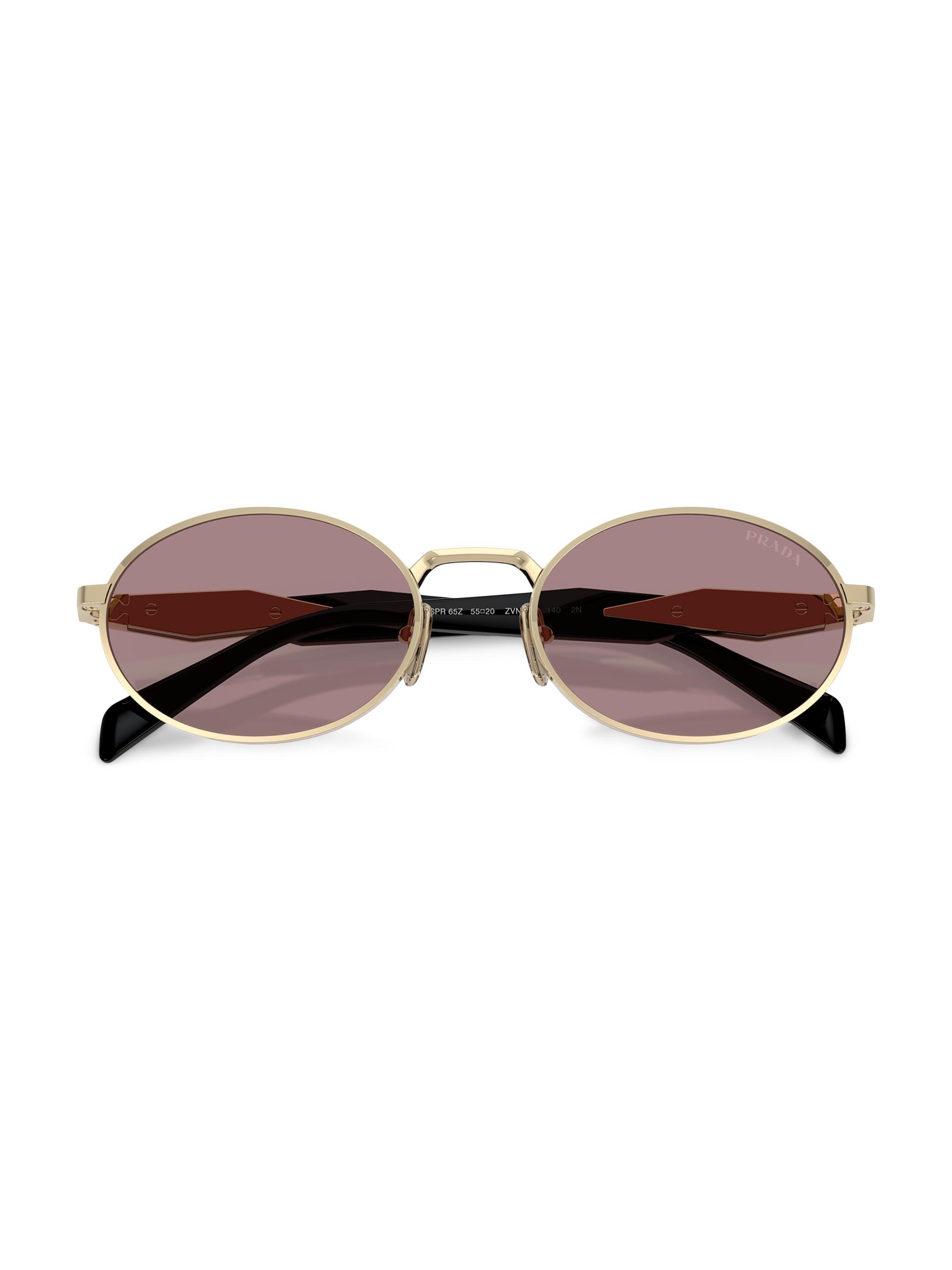 Prada 55MM Oval Sunglasses | Saks Fifth Avenue