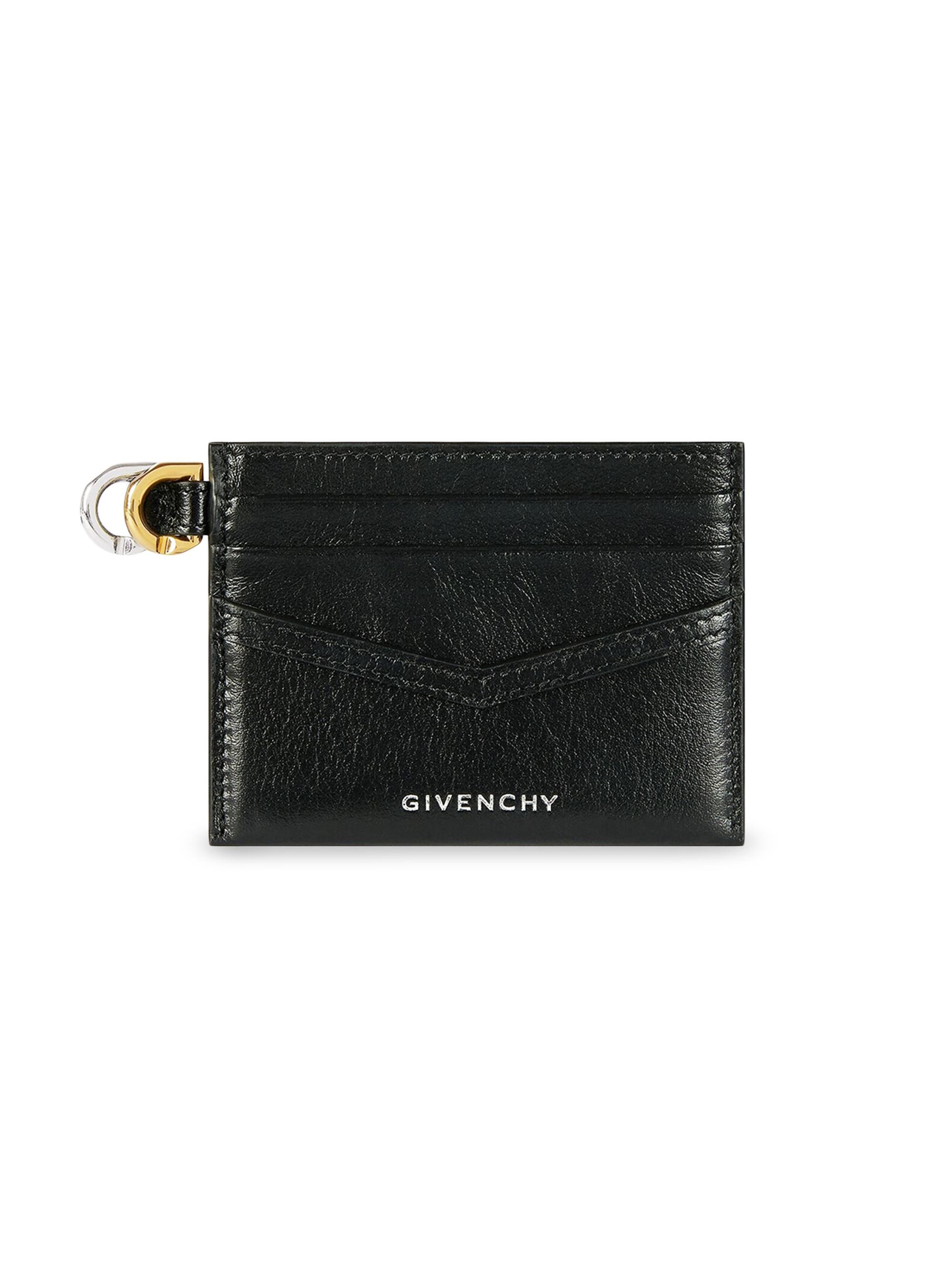 Givenchy Women's Voyou Card Holder In Leather - Black