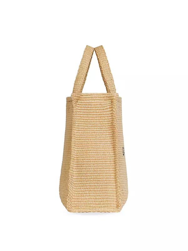 Shop Givenchy Large G Tote Shopping Bag In Raffia