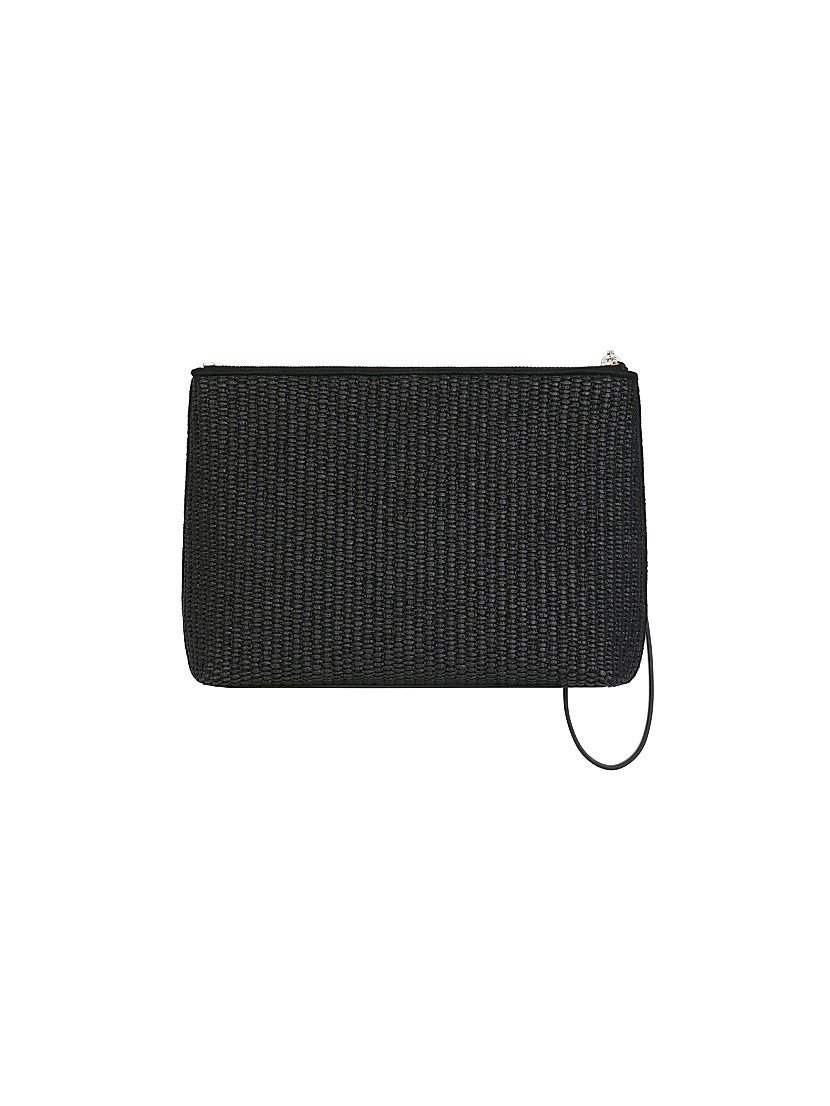 Shop Givenchy Givenchy Travel Pouch in Raffia | Saks Fifth Shop Givenchy Givenchy Travel Pouch in Raffia | Saks Fifth
