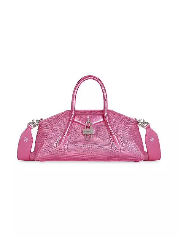Givenchy Mini Antigona Top-Handle Bag in Strass Satin