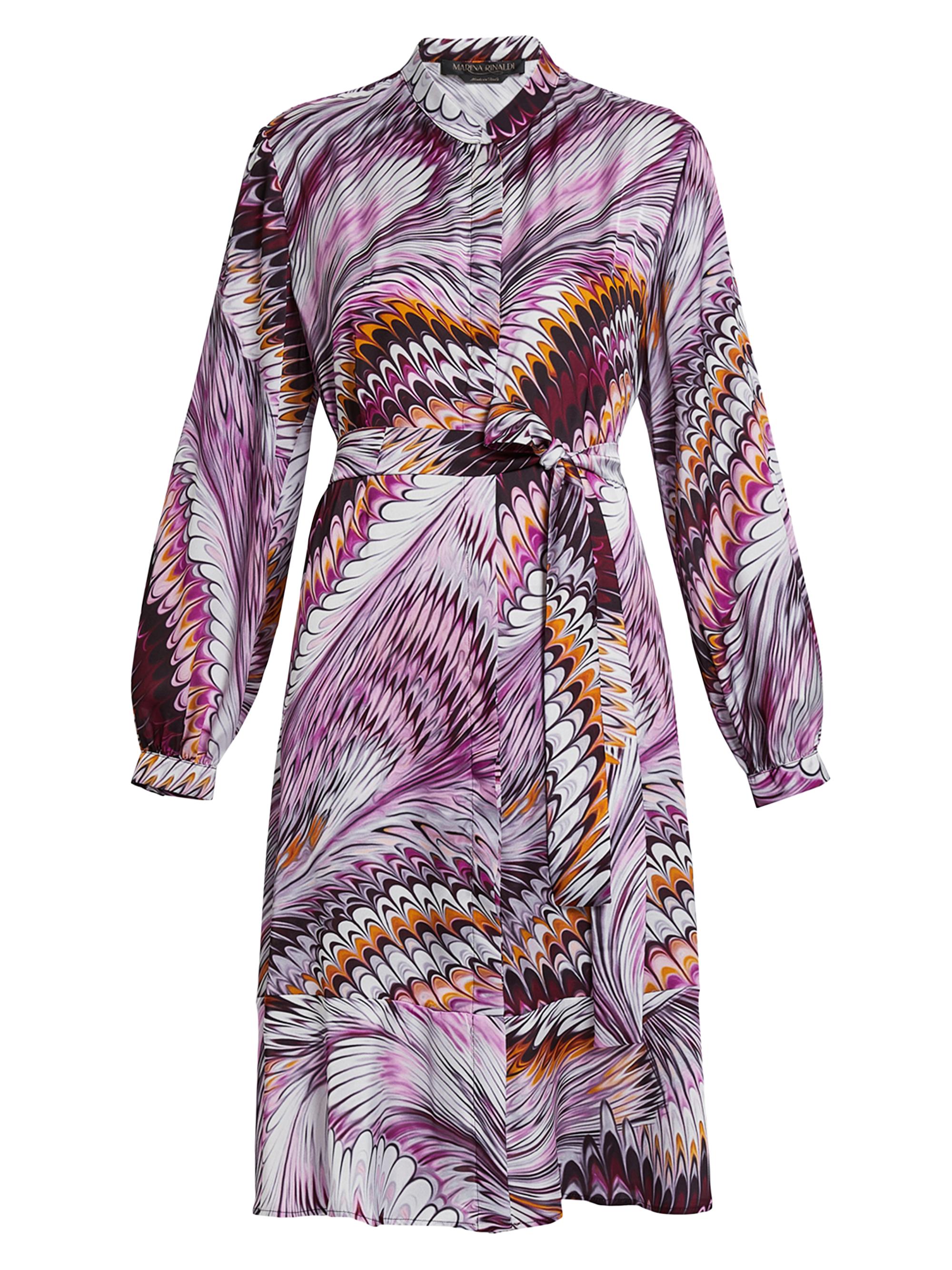 Marina Rinaldi Women's  x Mary Katrantzou Dedal Printed Shirtdress - Pink