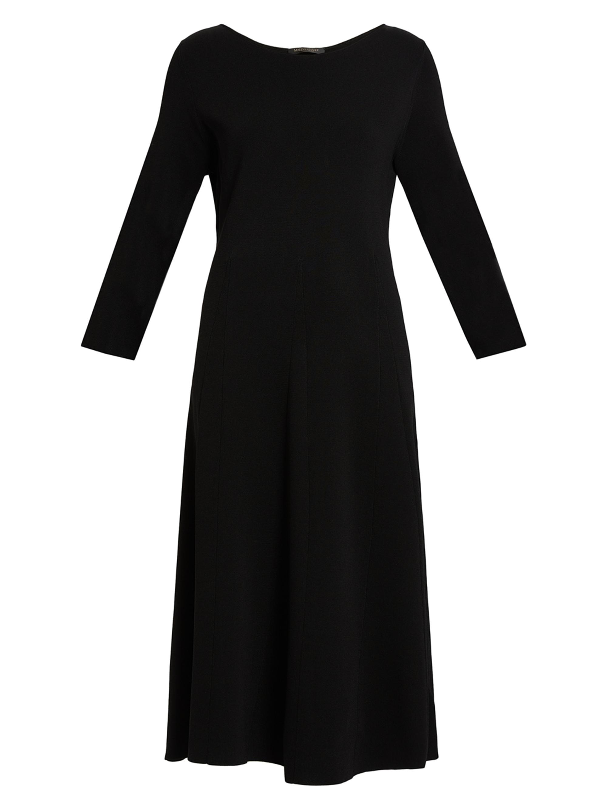 Marina Rinaldi Women's Gabrielle Knit Long Sleeve Dress - Black