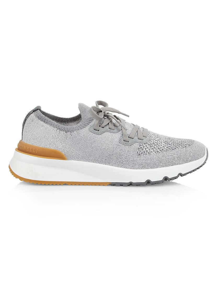 Shop Brunello Cucinelli Knit Low-Top Sneakers | Saks Fifth Shop Brunello Cucinelli Knit Low-Top Sneakers | Saks Fifth