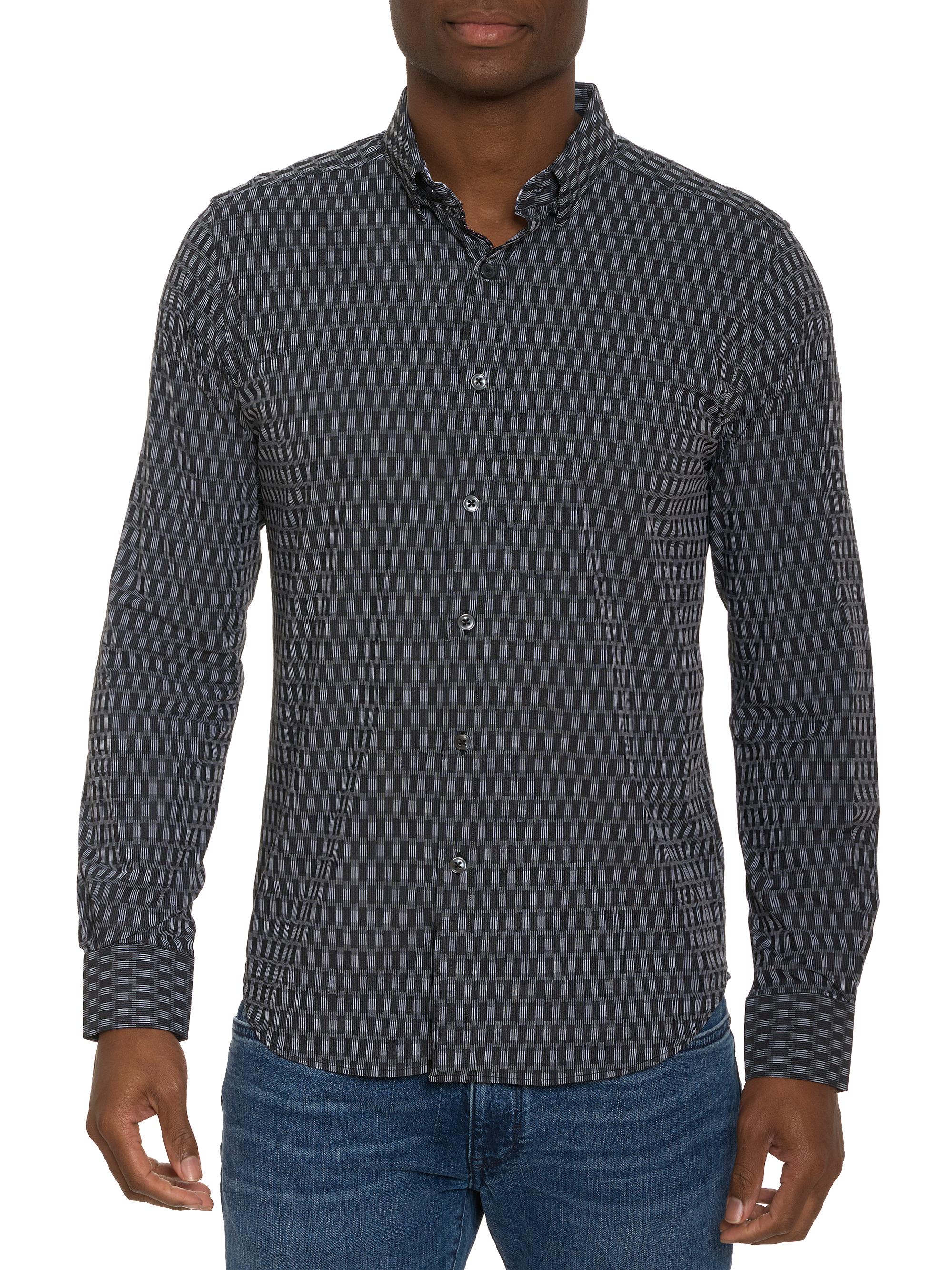 Robert Graham Men's Nucci Woven Button-Up Shirt - Black
