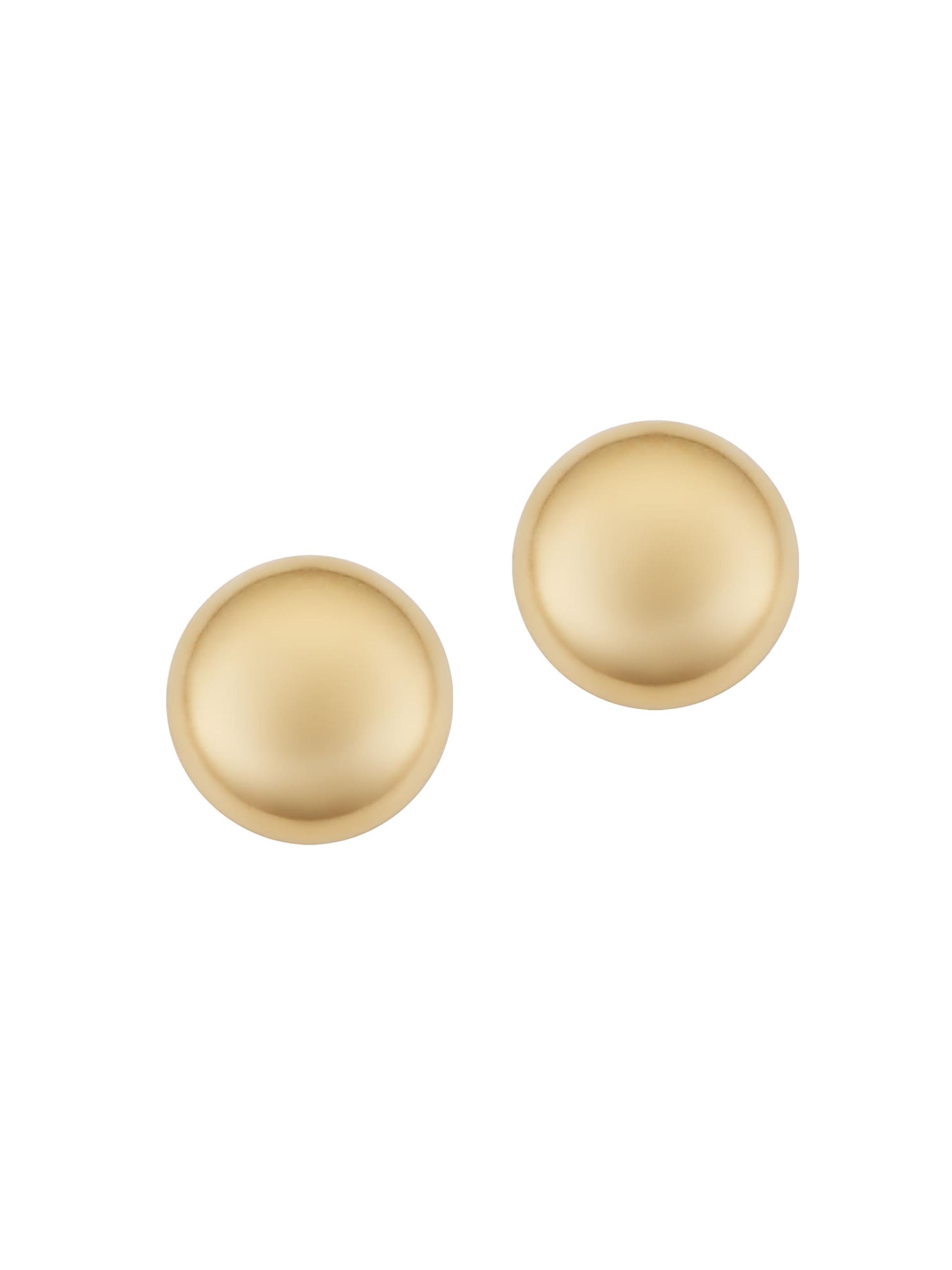Oradina Women's 14K Yellow Gold Buttoned Up Studs - Yellow Gold