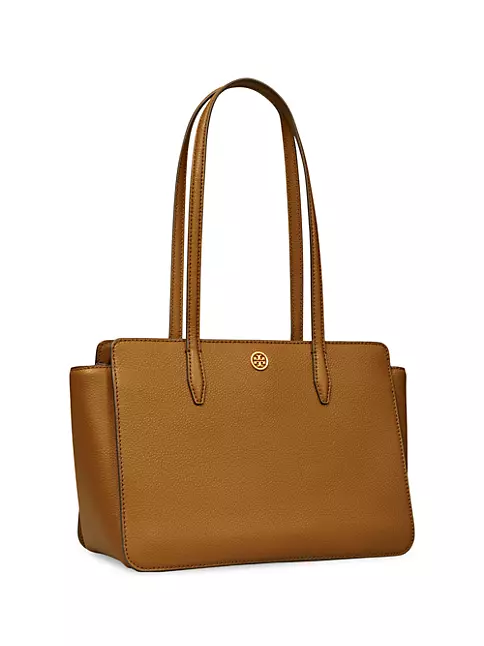 Tory Burch Women's Robinson Convertible Shoulder Bag, Bistro Brown, One  Size: Handbags