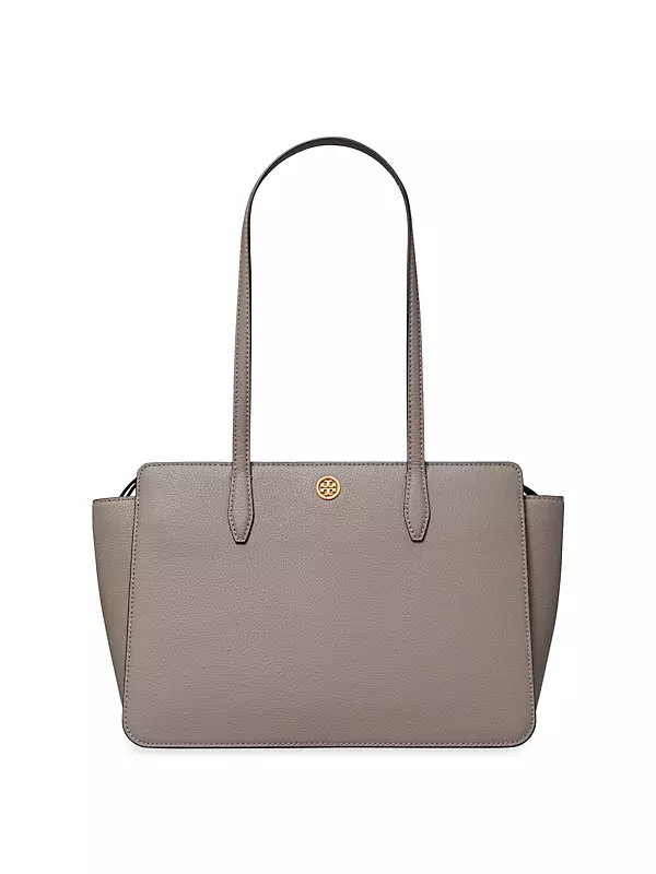 Tory Burch Small Robinson Pebble Leather Tote