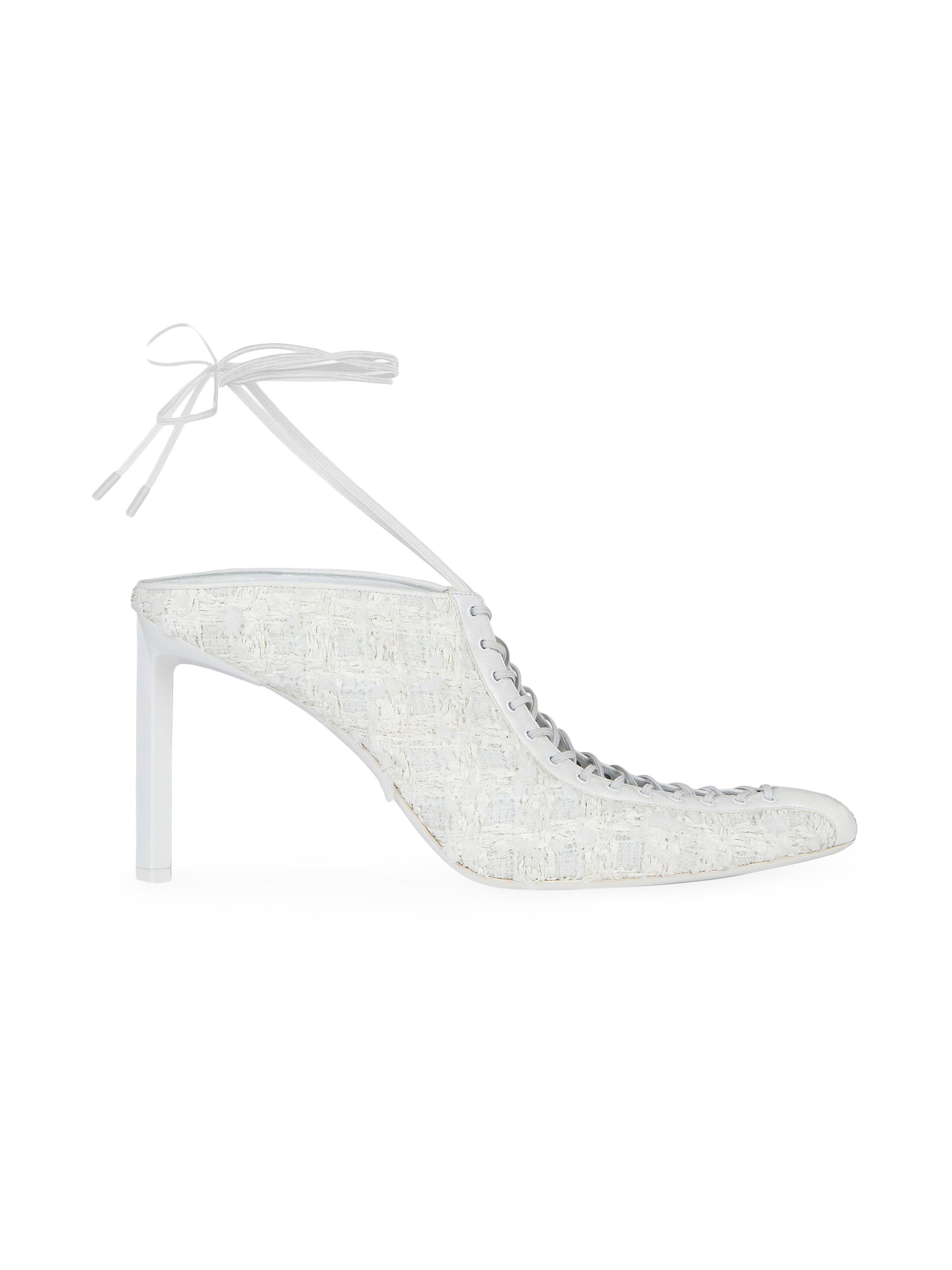 Givenchy Show Slingbacks In Tweed And Leather Saks Fifth Avenue