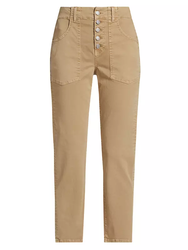 LOEWE Cotton-blend twill straight-leg cargo pants