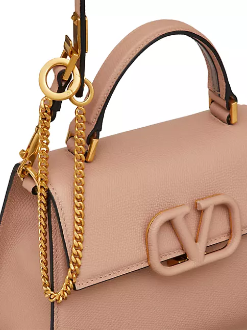 Valentino Small Vsling Grainy Calfskin Shoulder Bag
