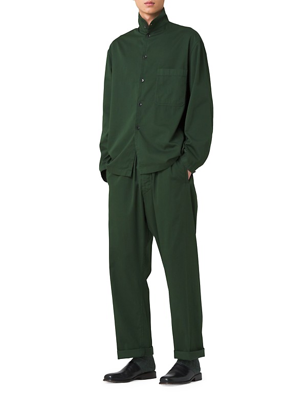 Shop Lemaire Relaxed Cotton Pants | Saks Fifth Avenue Shop Lemaire Relaxed Cotton Pants | Saks Fifth Avenue