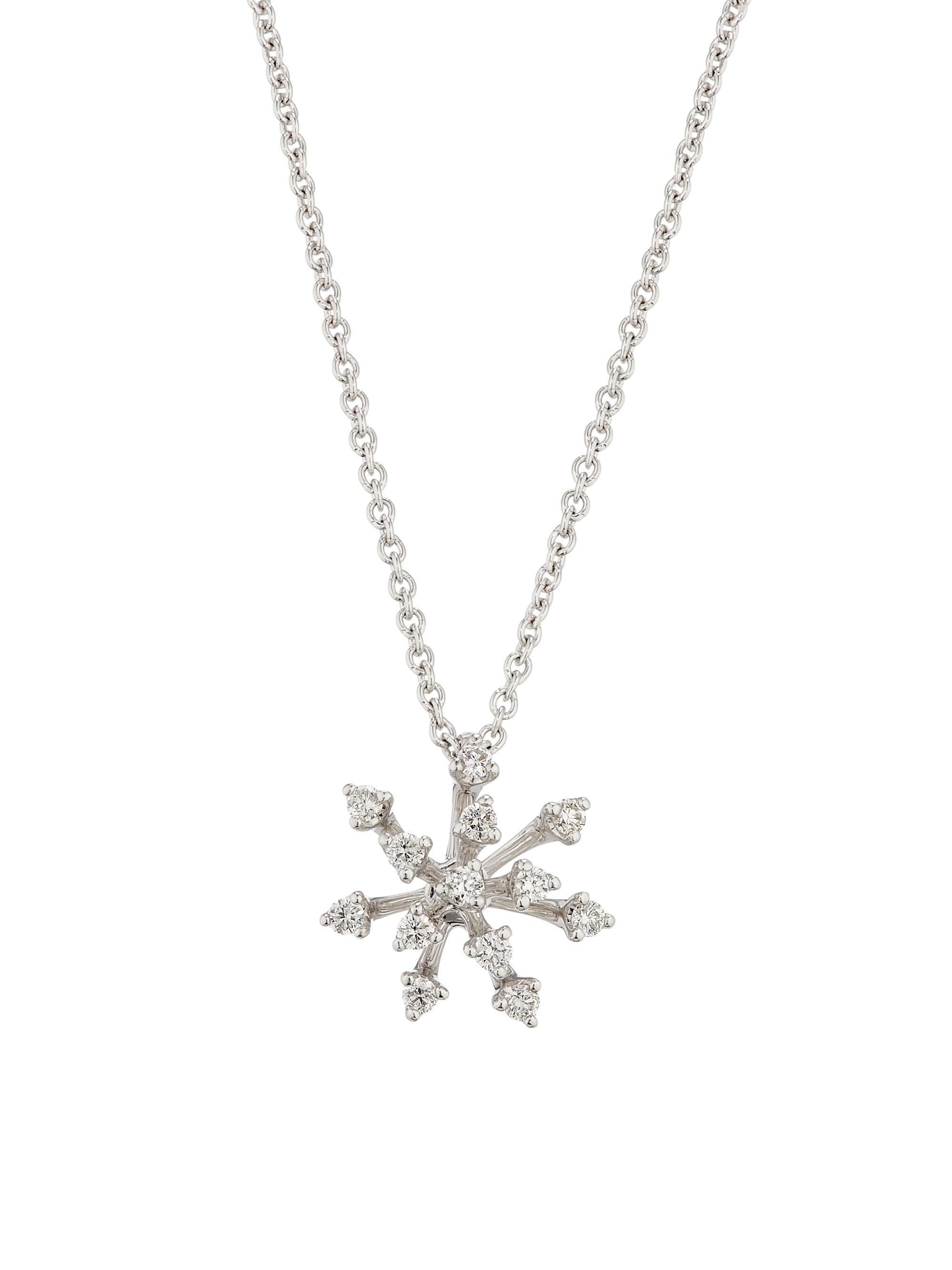 Hueb Women's Luminus 18K White Gold & 0.18 TCW Diamond Pendant Necklace - White Gold