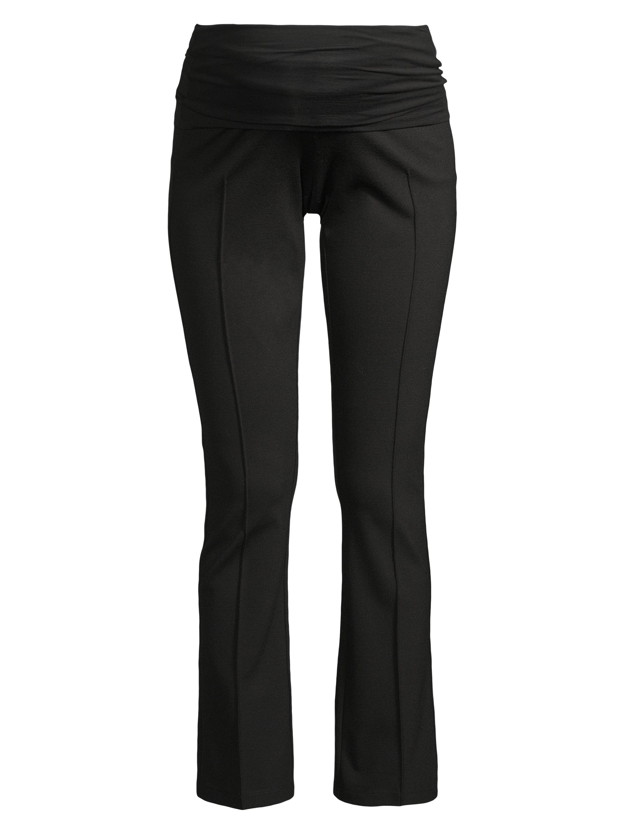 Nom Maternity Women's London Ponté Maternity Crop Pants - Black