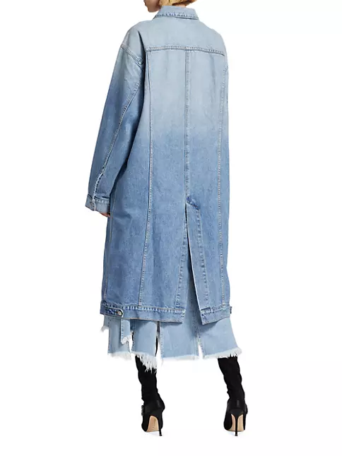 Monogram Denim Trench Coat - Women - Ready-to-Wear