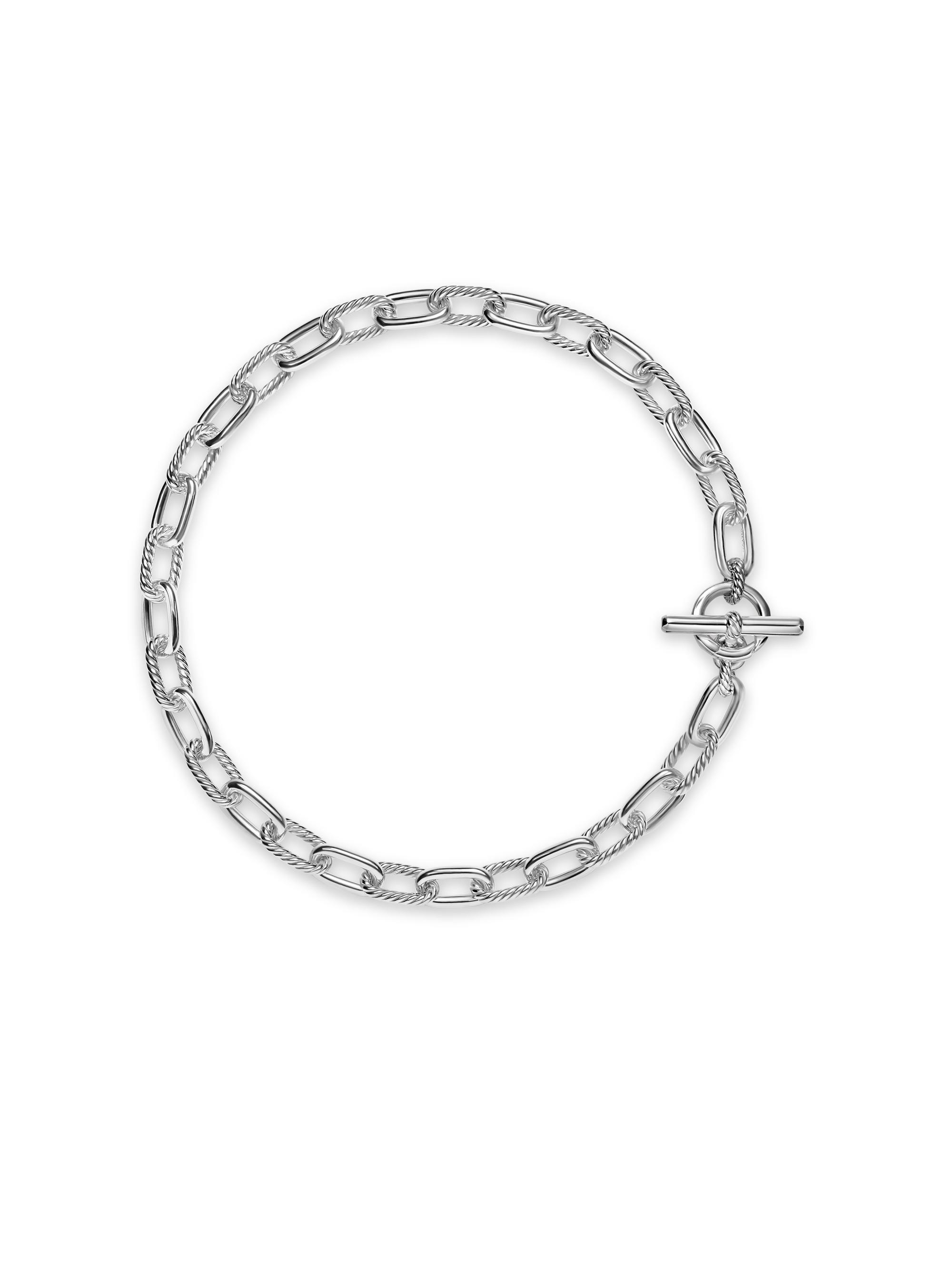 David Yurman Women's DY Madison Toggle Chain Necklace in Sterling Silver, 11mm - Silver
