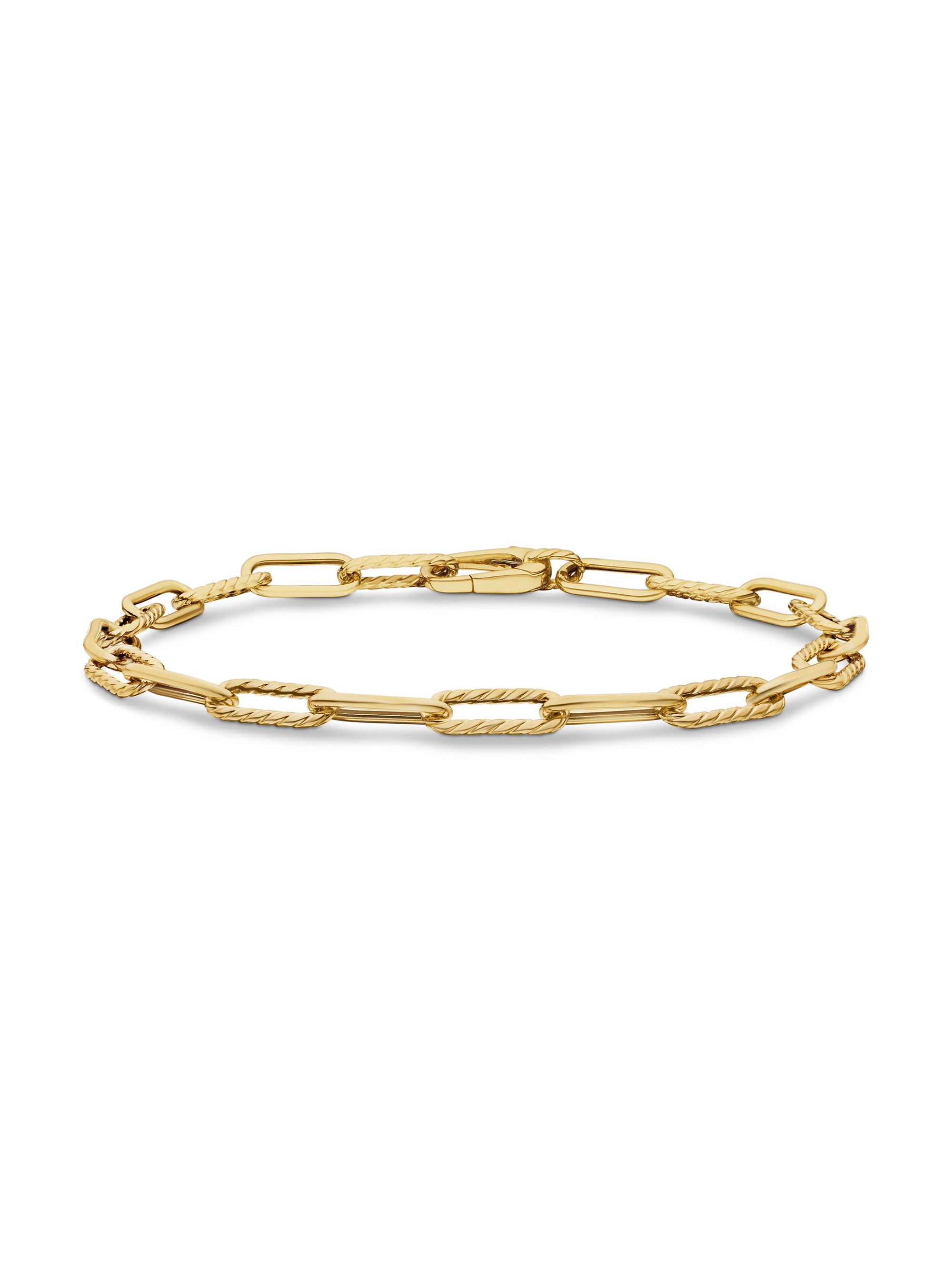 David Yurman Women's DY Madison Chain Bracelet in 18K Yellow Gold - Gold