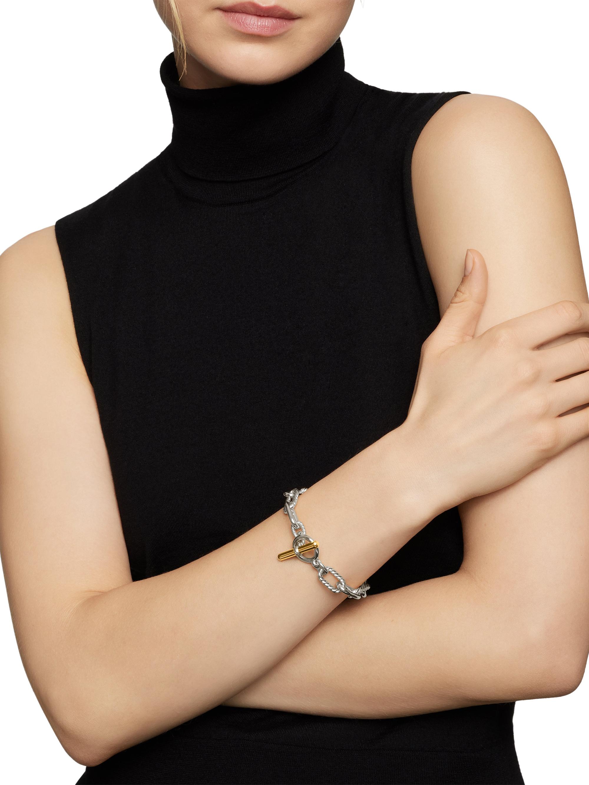 David Yurman Women's DY Madison Toggle Chain Bracelet in Sterling Silver - Silver