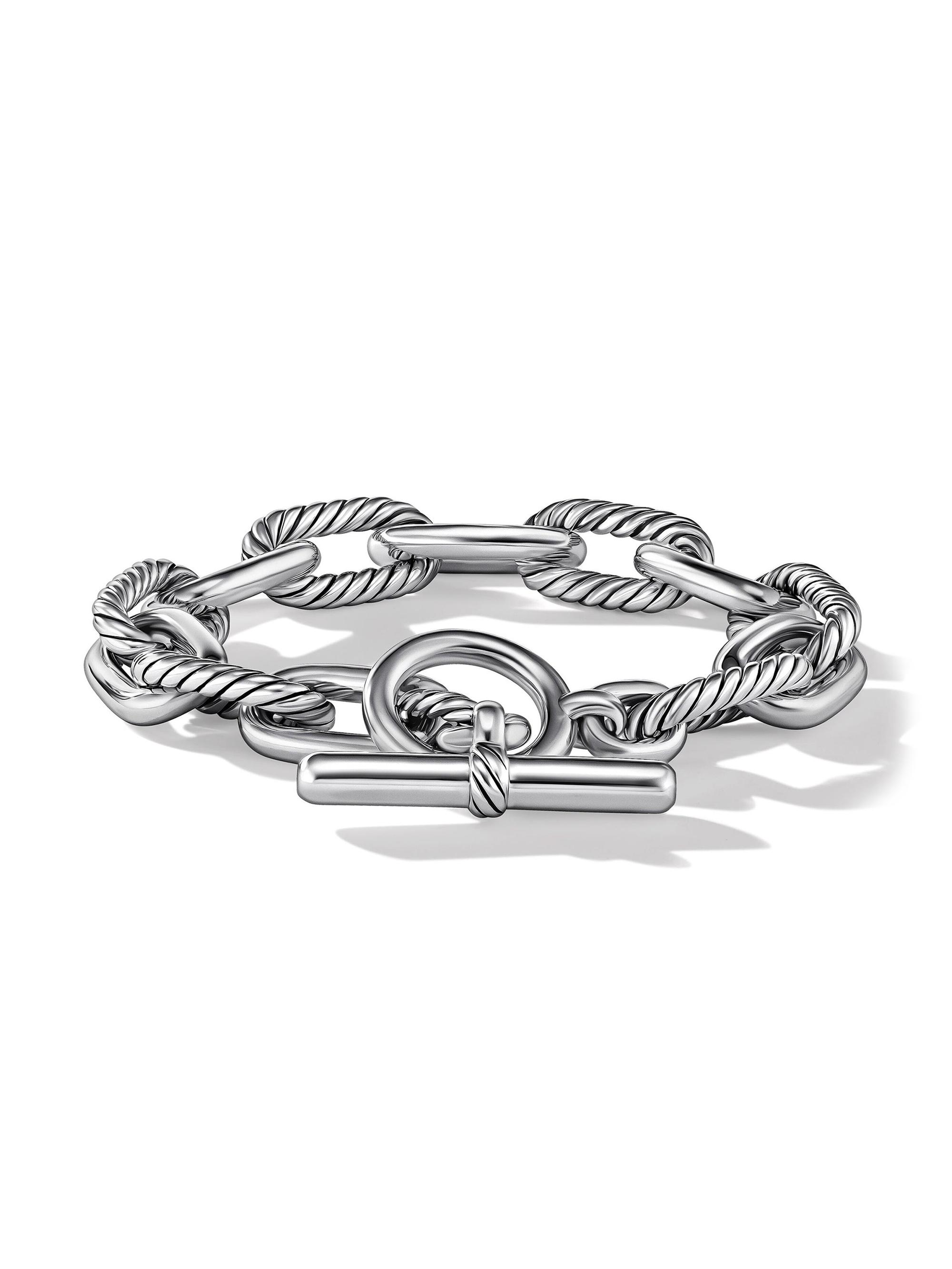 David Yurman Women's DY Madison Sterling Silver Toggle Chain Bracelet - Silver