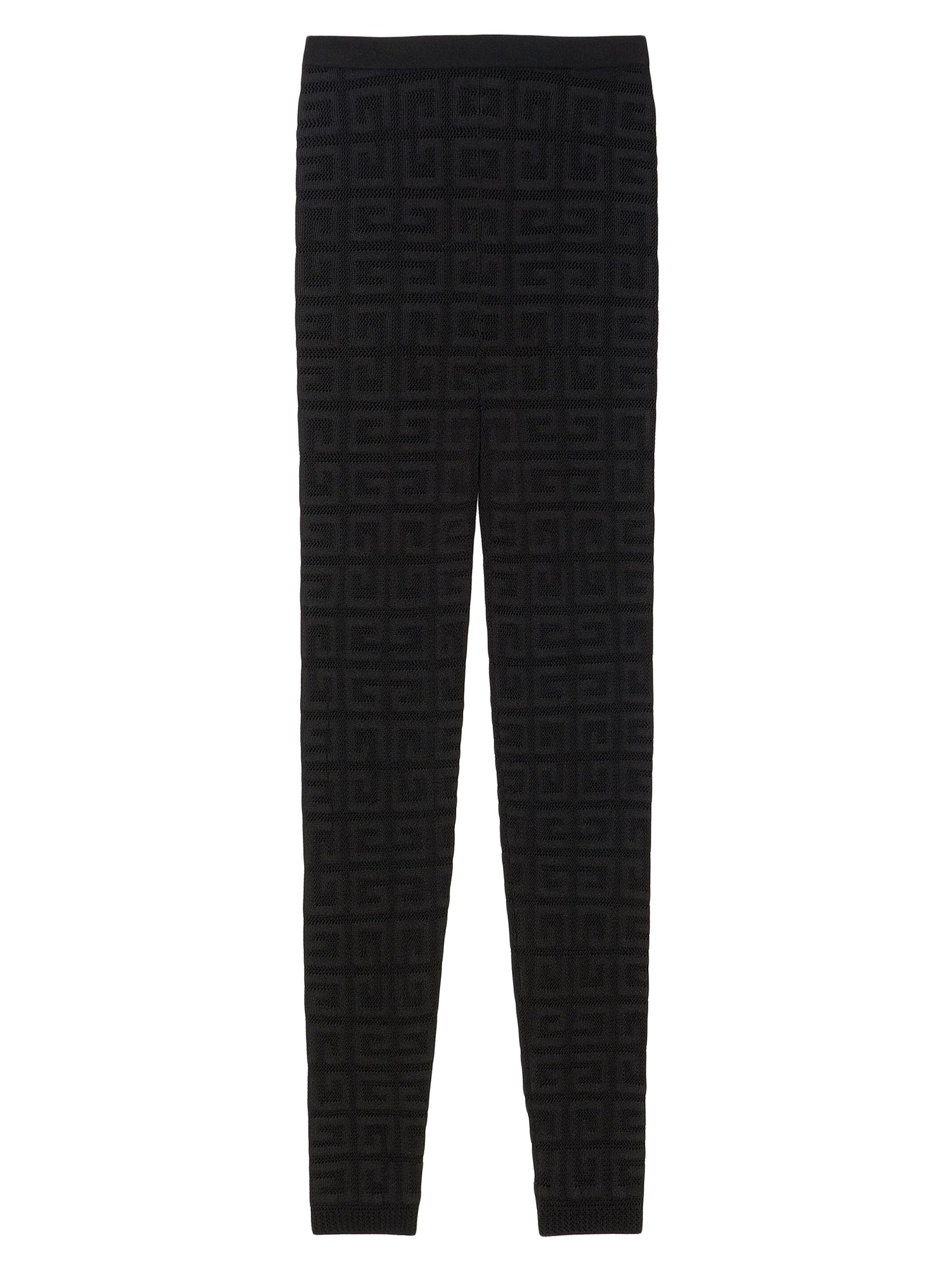 Givenchy Women's Leggings in 4G Jacquard - Black