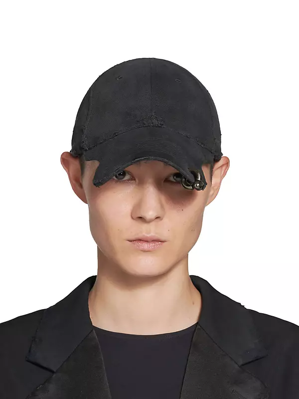 Shop Balenciaga Heavy Piercing Baseball Cap | Saks Fifth Shop Balenciaga Heavy Piercing Baseball Cap | Saks Fifth
